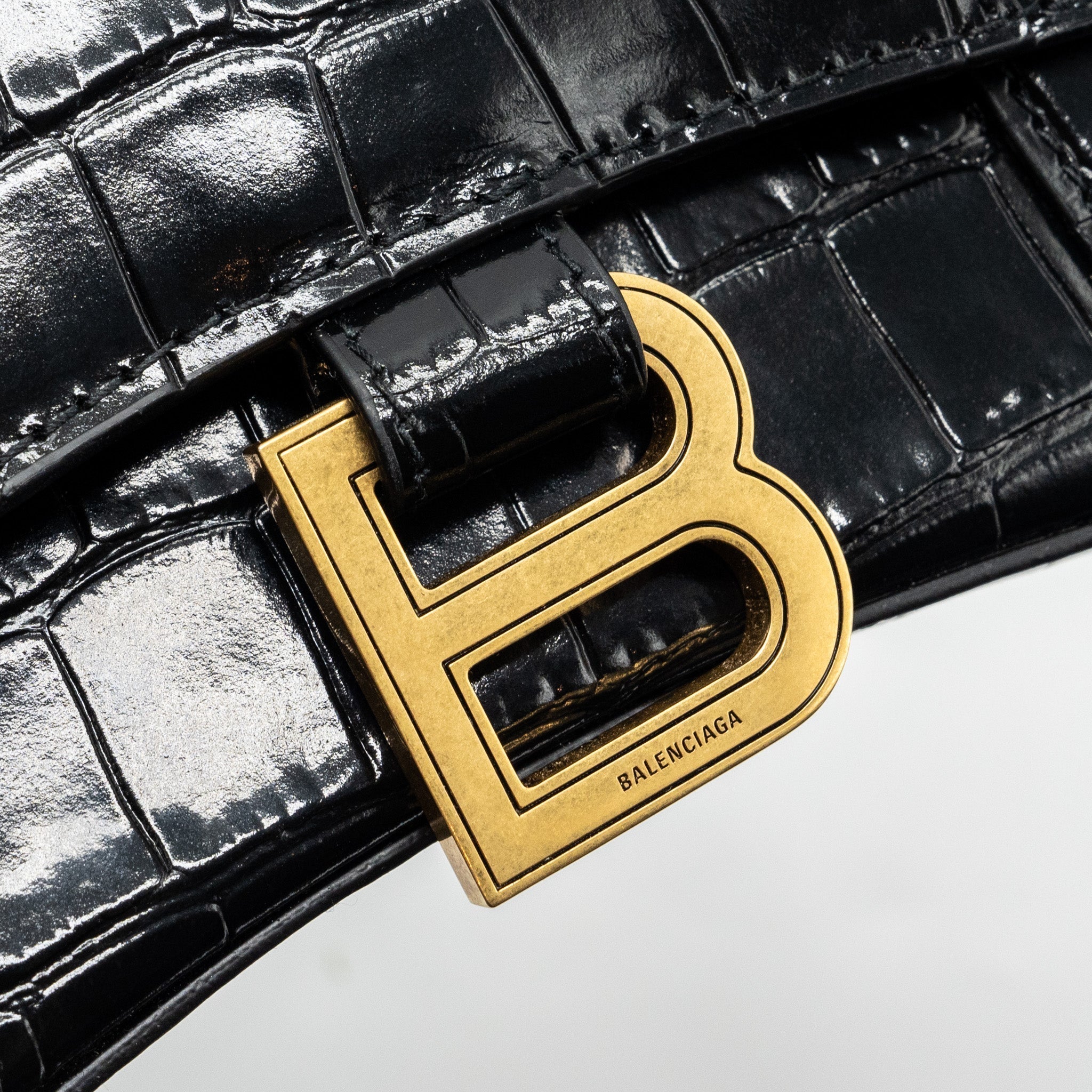 balenciaga-hourglass-xs-handbag-crocodile-embossed-black-ghw
