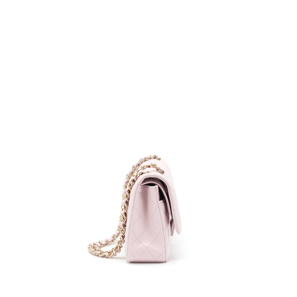 chanel-medium-classic-double-flap-bag-21s-caviar-light-pink-lghw
