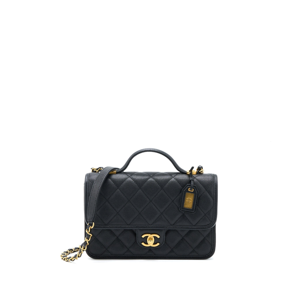 chanel-22k-top-handle-messenger-bag-caviar-black-brushed-ghw-microchip-1