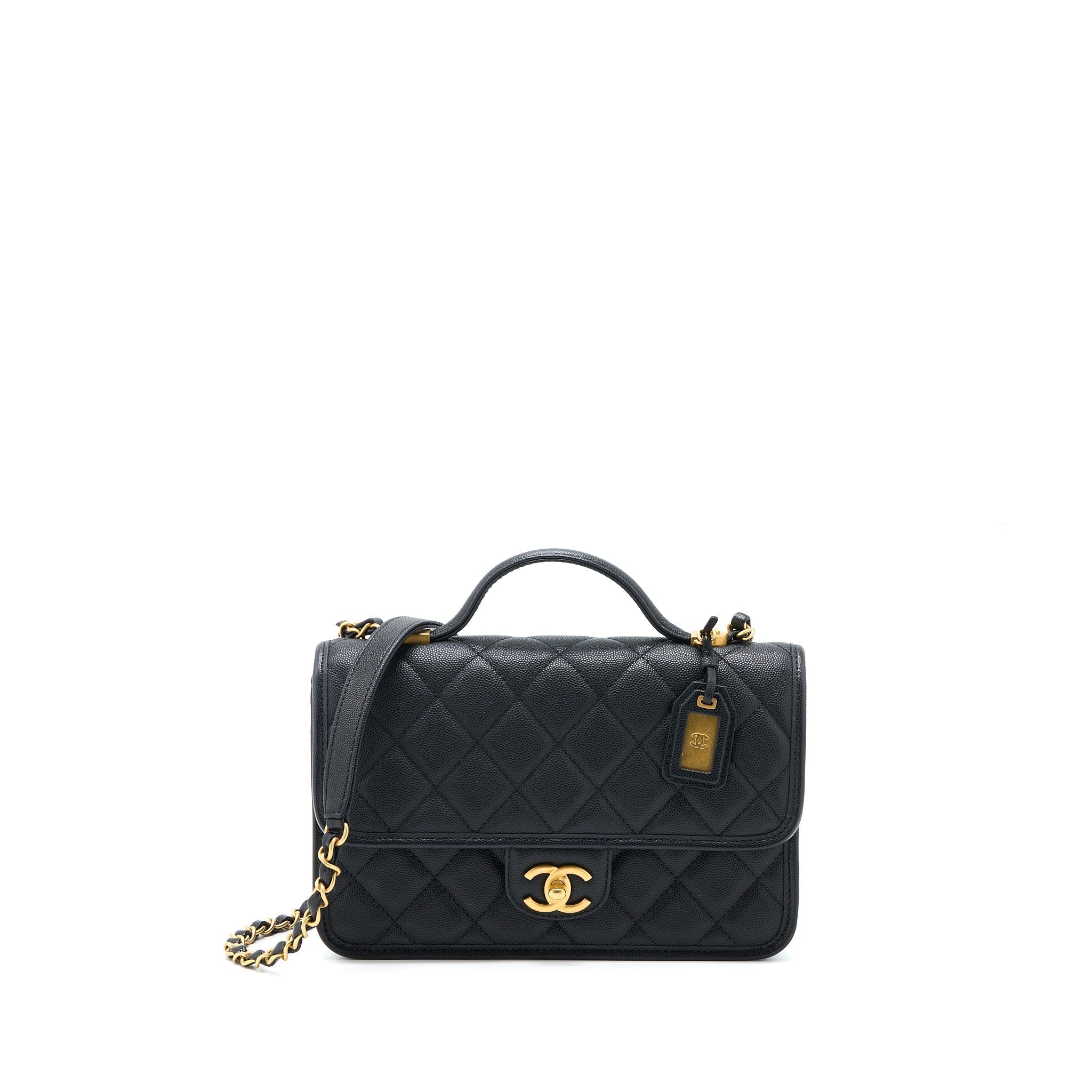 chanel-22k-top-handle-messenger-bag-caviar-black-brushed-ghw-microchip-1