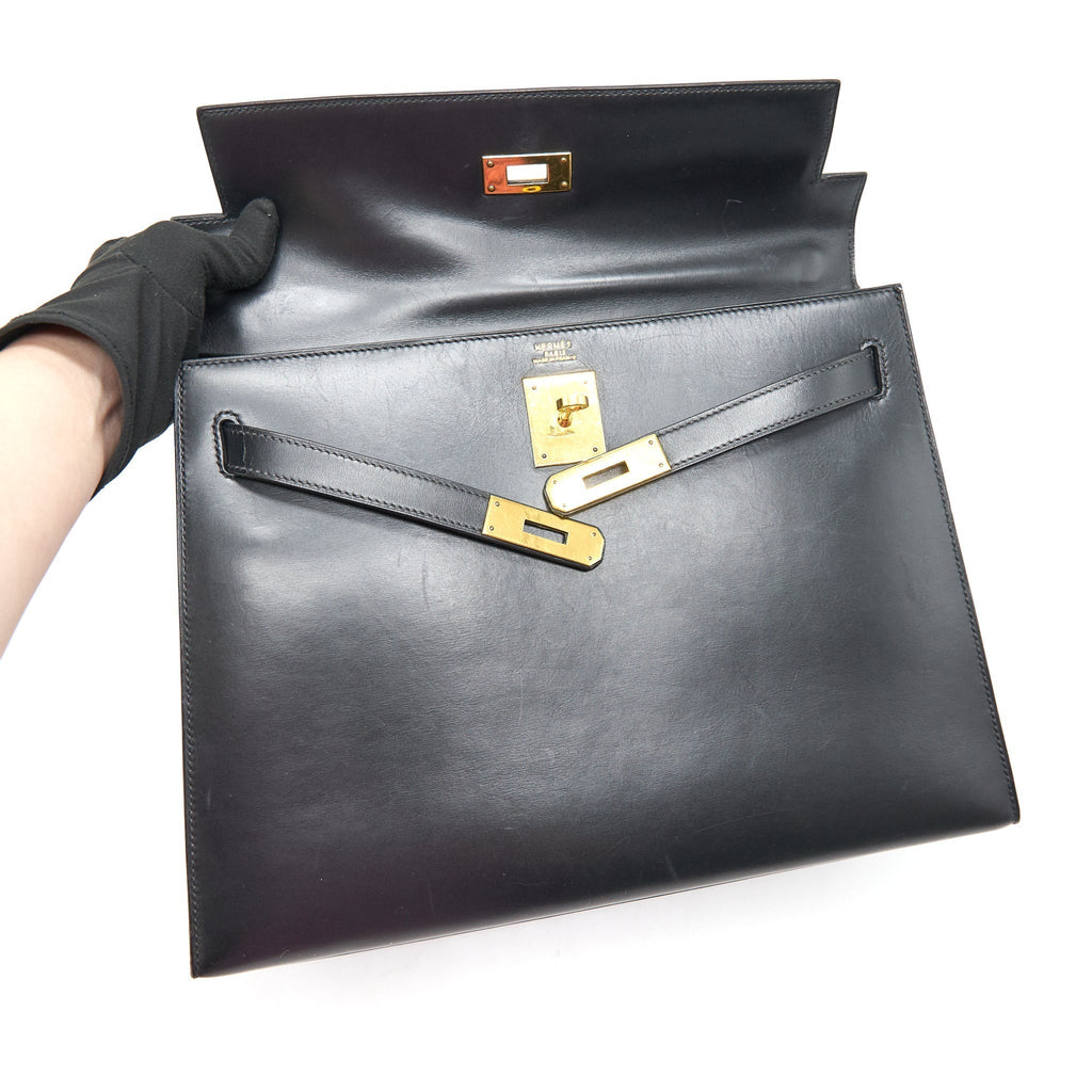 hermes-vintage-kelly-32-box-leather-black-ghw-strap-missing