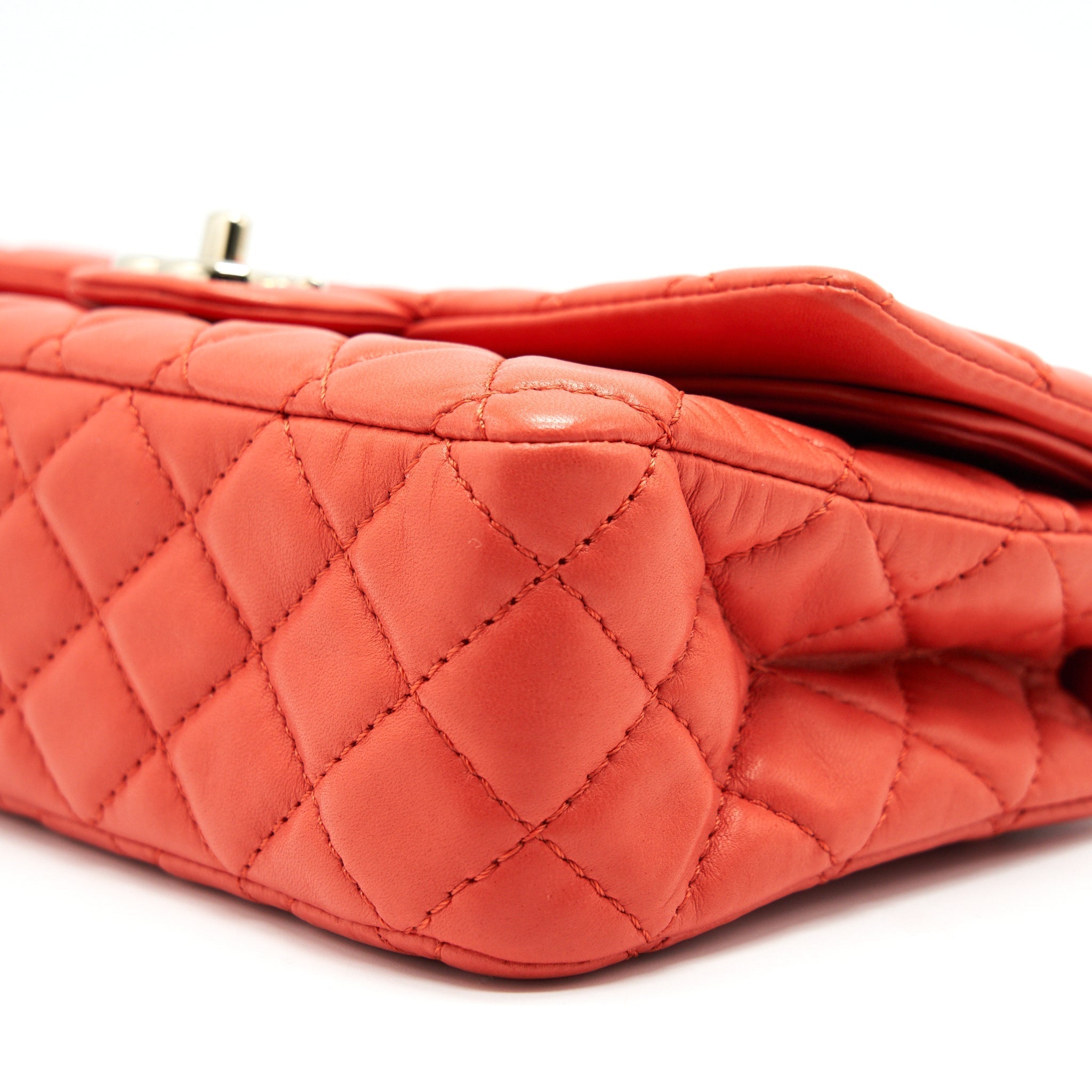 chanel-classic-medium-double-flap-lambskin-in-coral-lghw