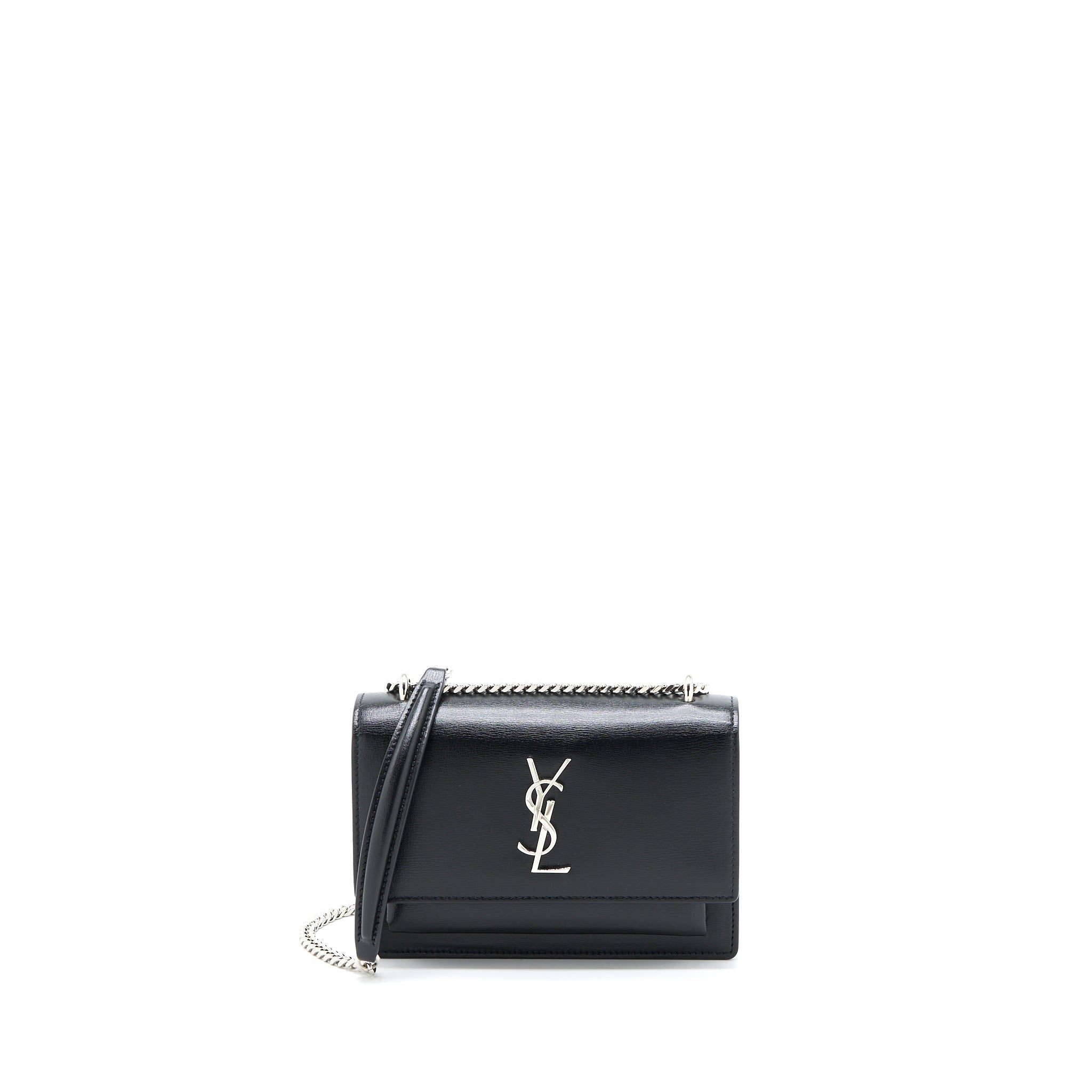saint-laurent-sunset-chain-wallet-smooth-calfskin-black-shw