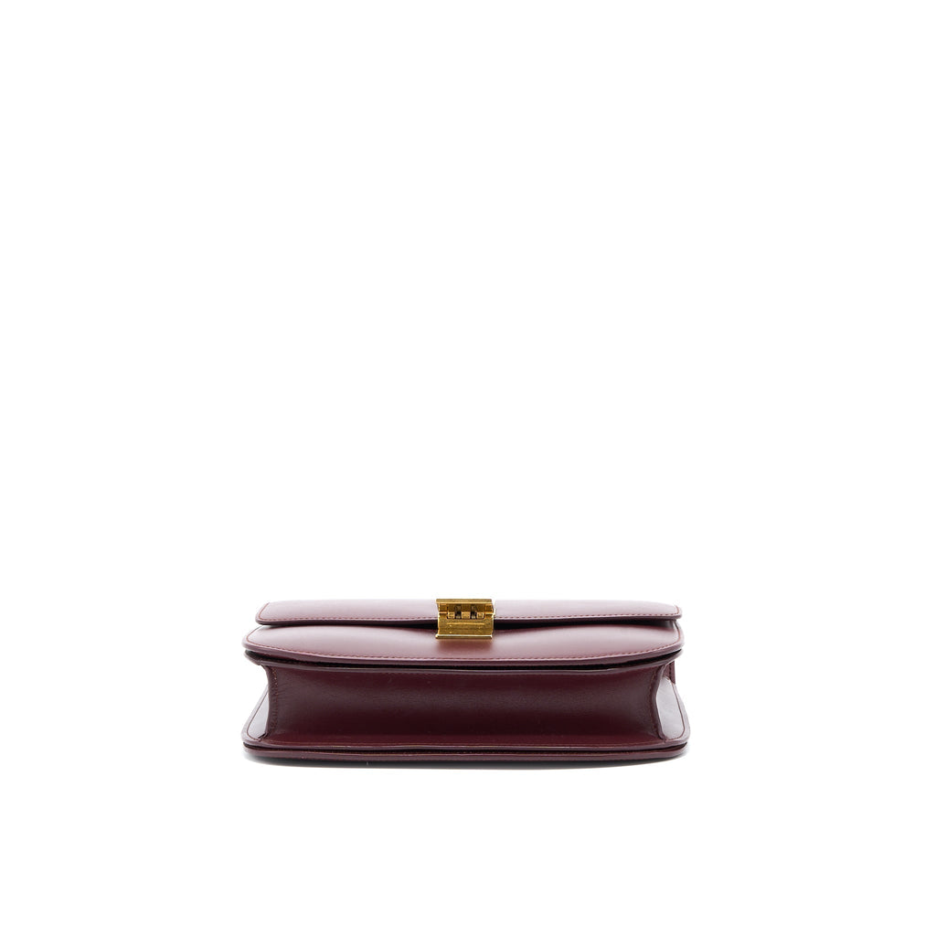 celine-classic-medium-box-calfskin-burgundy-ghw