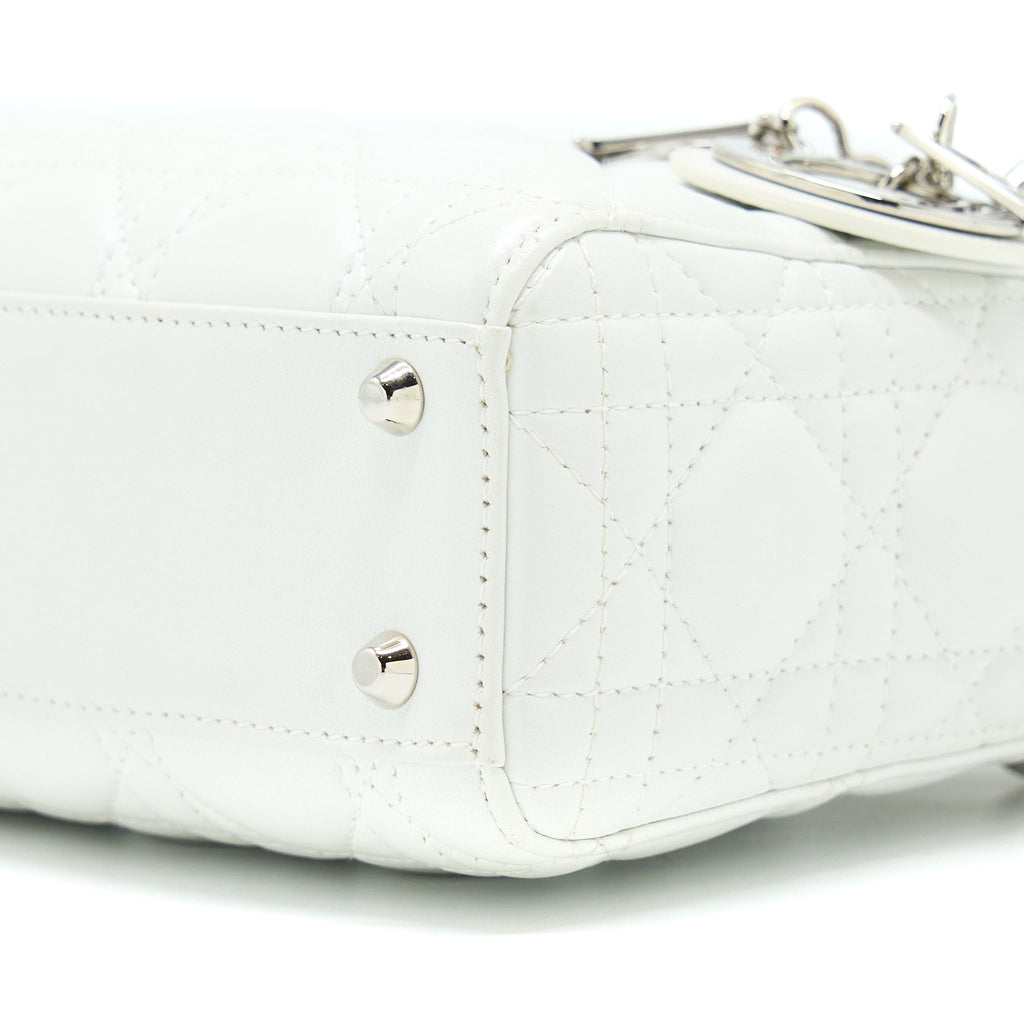 dior-mini-lady-dior-lambskin-white-shw
