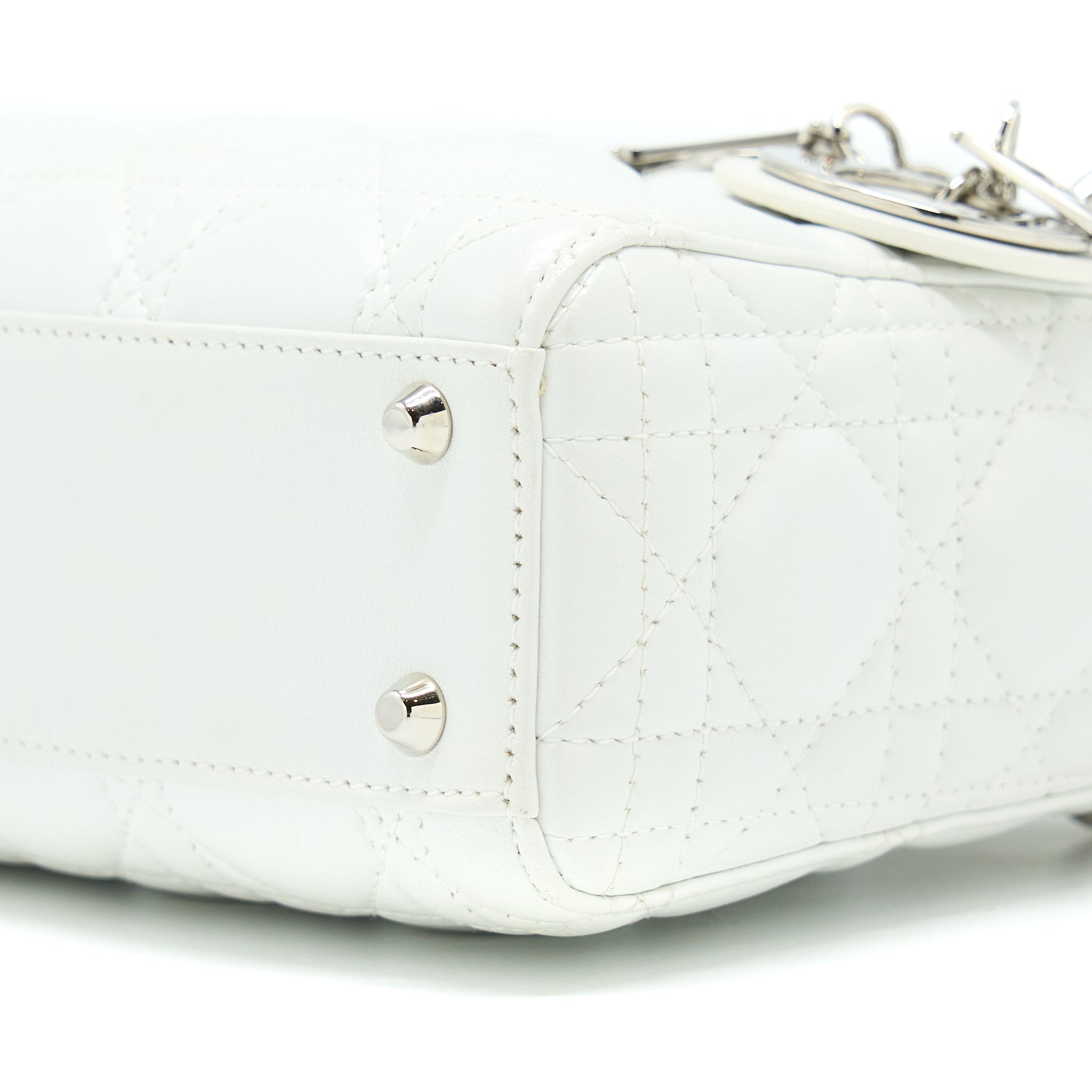 dior-mini-lady-dior-lambskin-white-shw