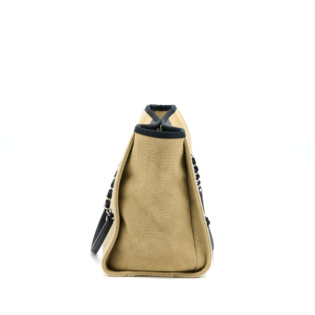 chanel-deauville-tote-canvas-dark-beige-shw