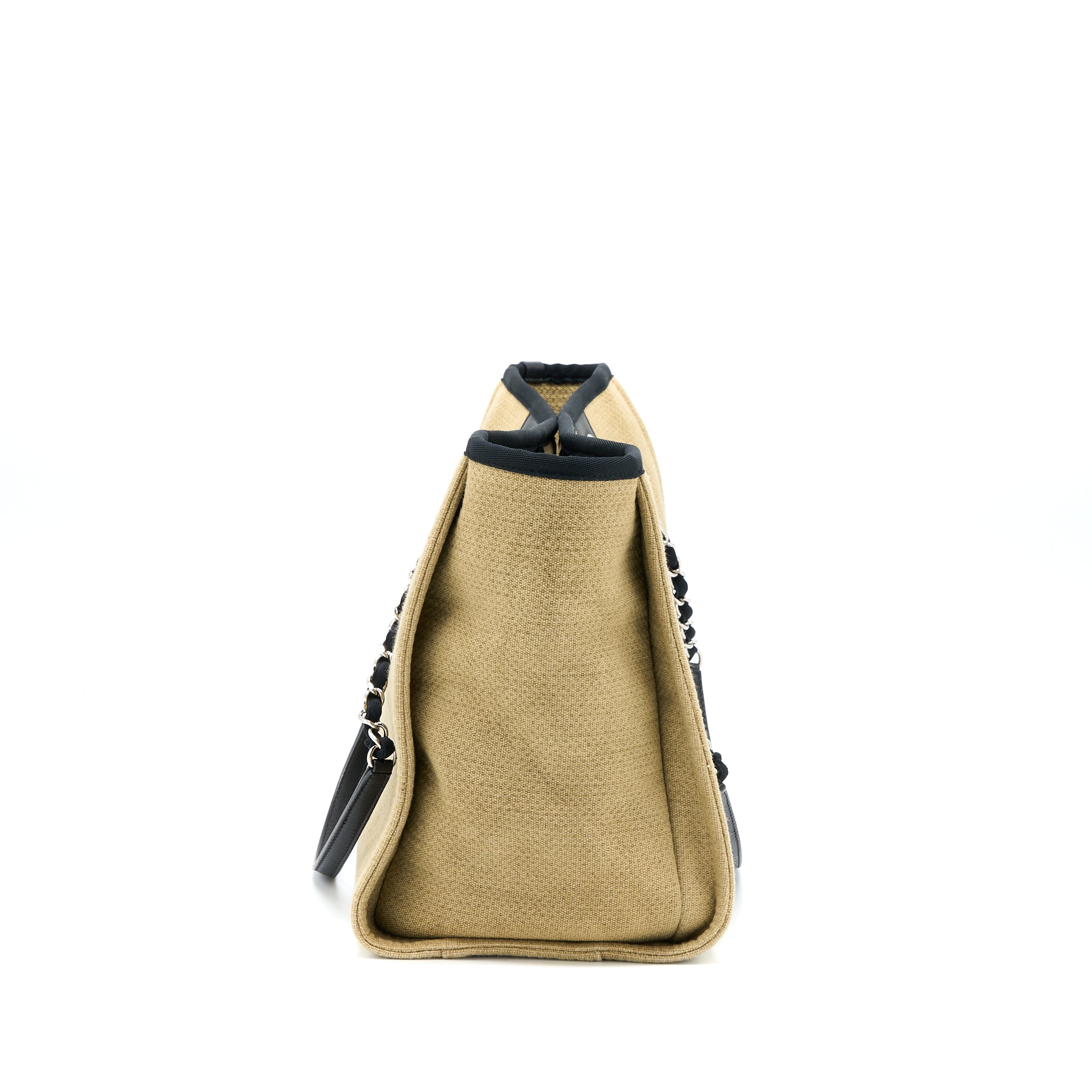 chanel-deauville-tote-canvas-dark-beige-shw