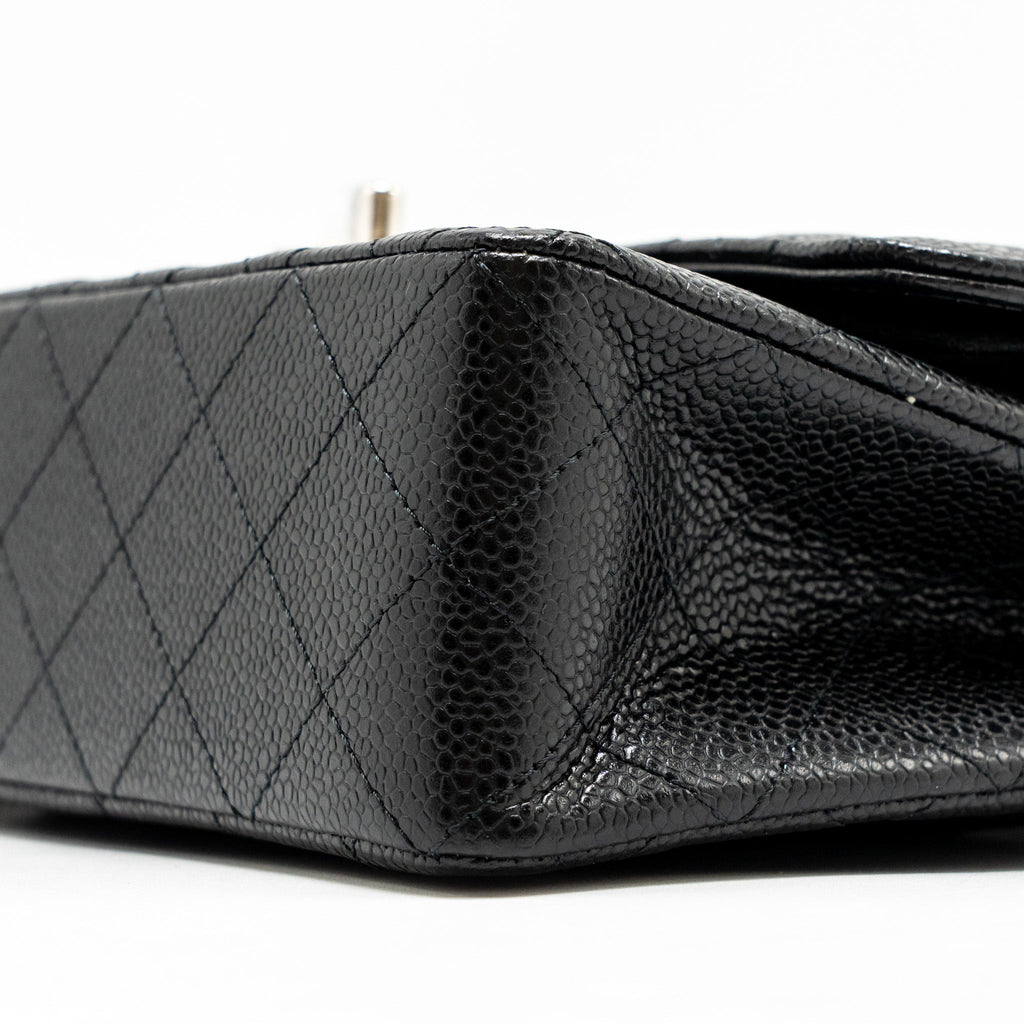 chanel-small-classic-double-flap-bag-caviar-black-shw