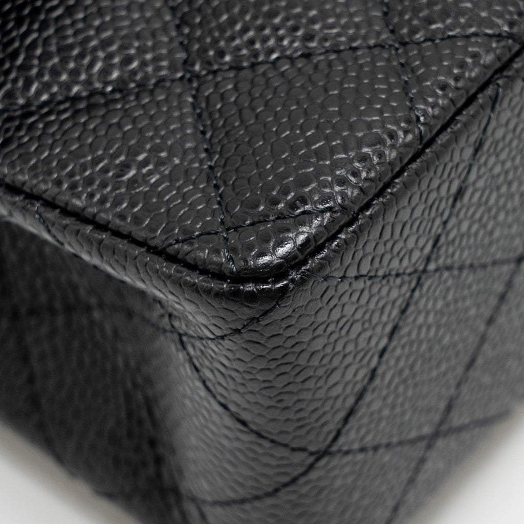 chanel-small-classic-double-flap-bag-caviar-black-shw