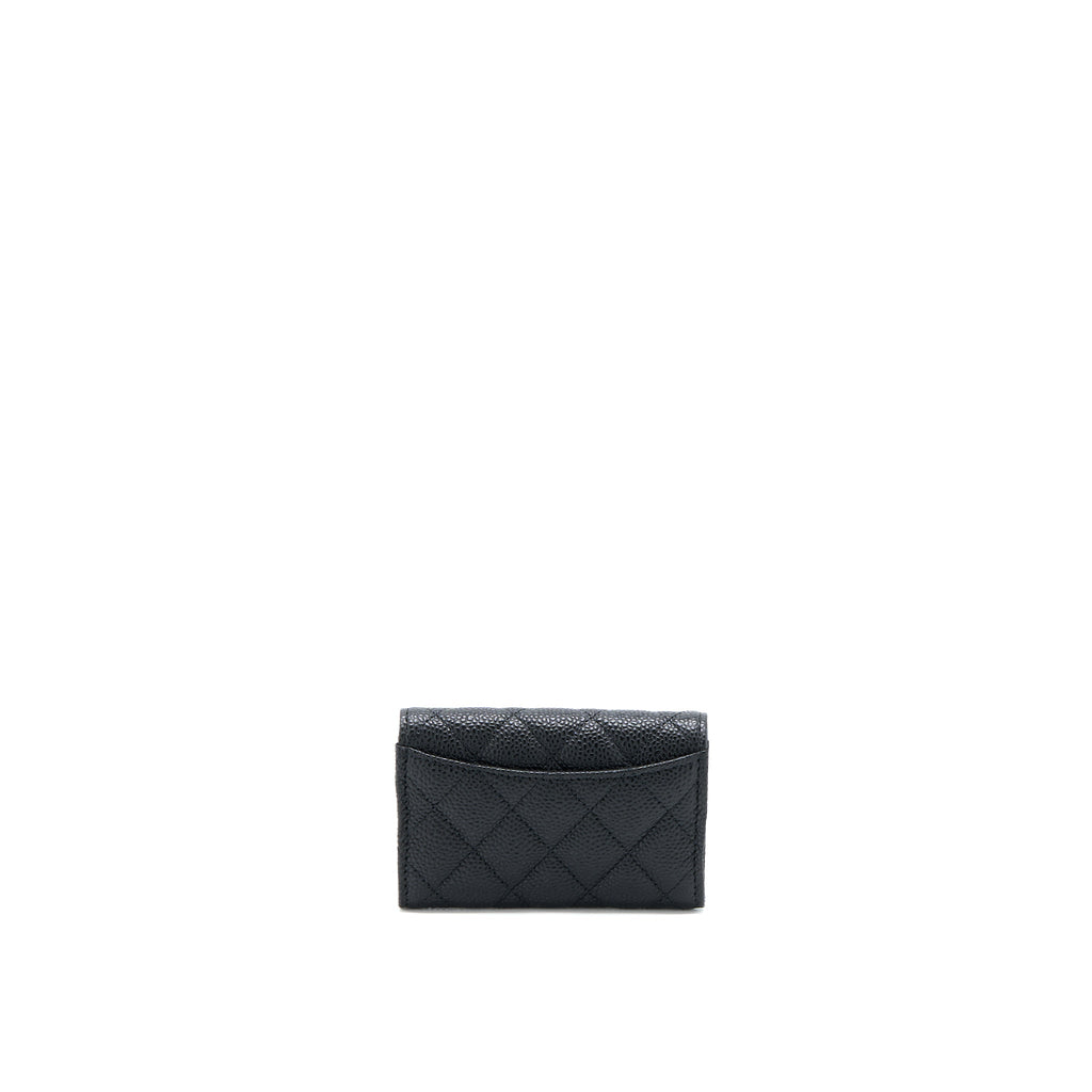 chanel-classic-flap-card-holder-cavair-leather-black-lghw