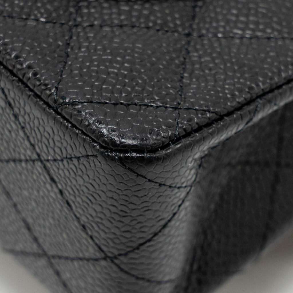 chanel-small-classic-double-flap-bag-caviar-black-shw