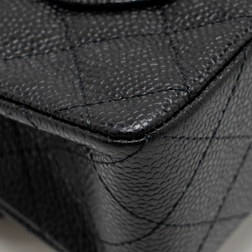 chanel-small-classic-double-flap-bag-caviar-black-shw