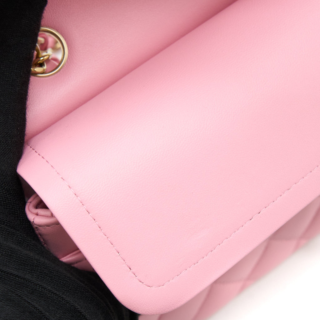 chanel-small-classic-flap-bag-lambskin-pink-lghw-microchip-1
