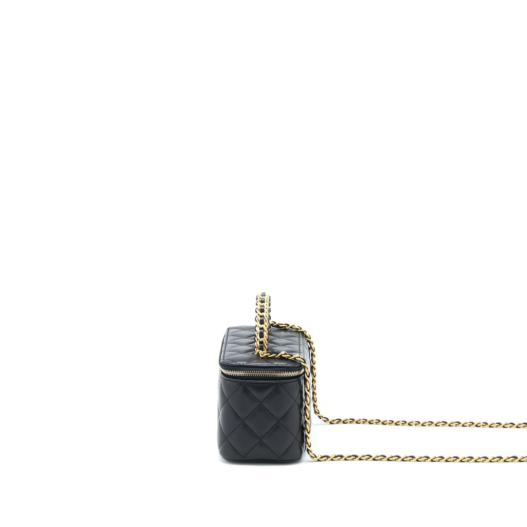 chanel-leather-chain-top-handle-long-vanity-lambskin-black-ghw