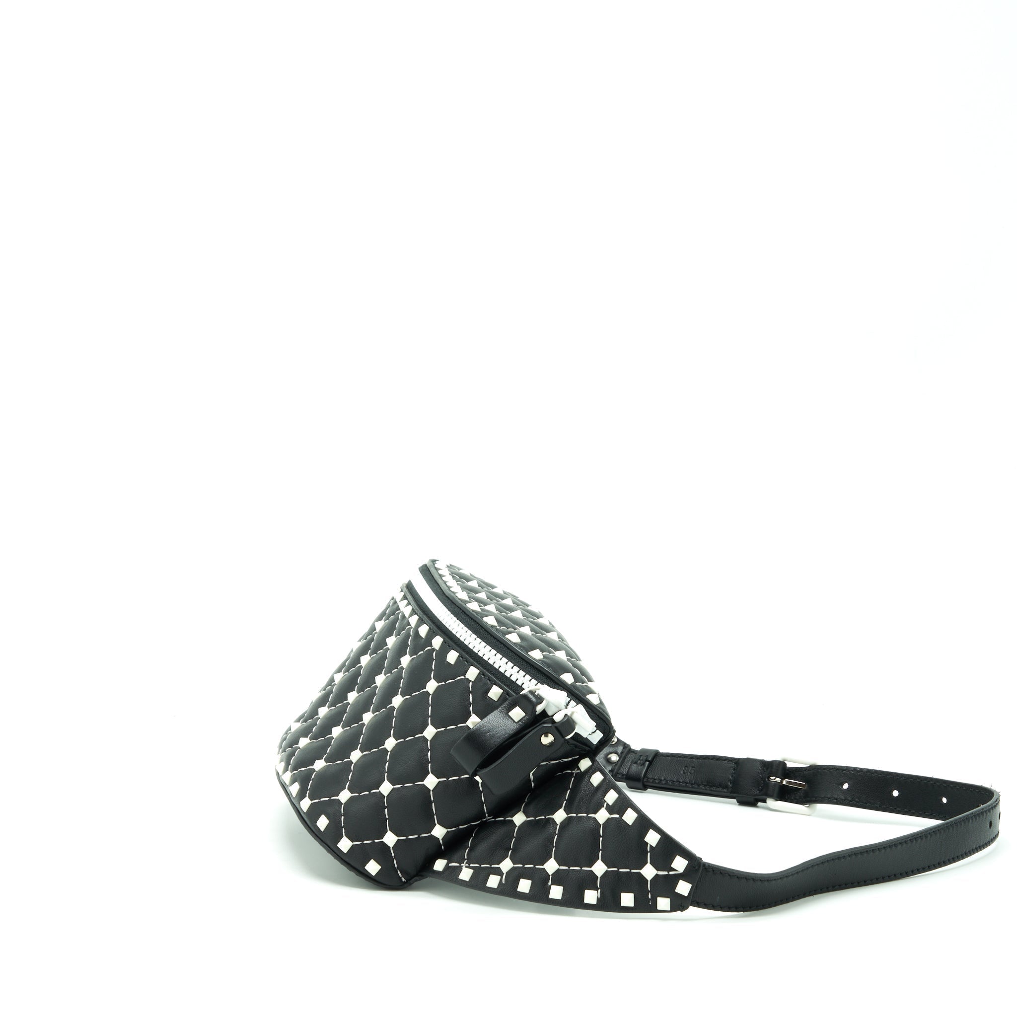 valentino-rockstud-belt-bag-black-white-hardware
