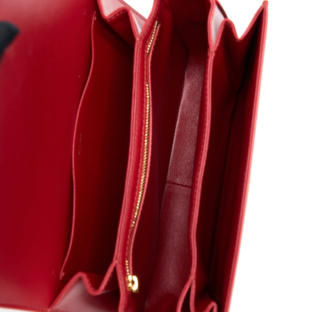 celine-medium-classique-triomphe-bag-shiny-calfskin-red-ghw