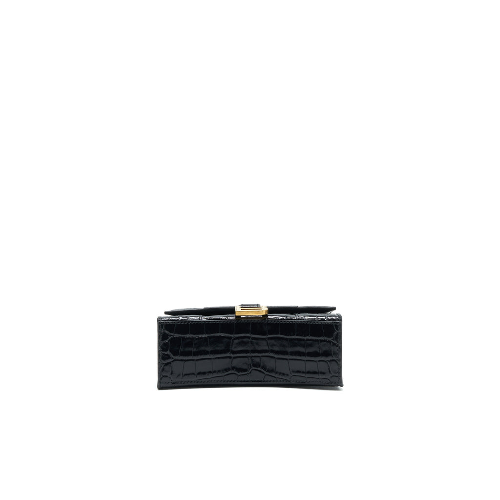 balenciaga-hourglass-xs-embossed-calfksin-black-ghw