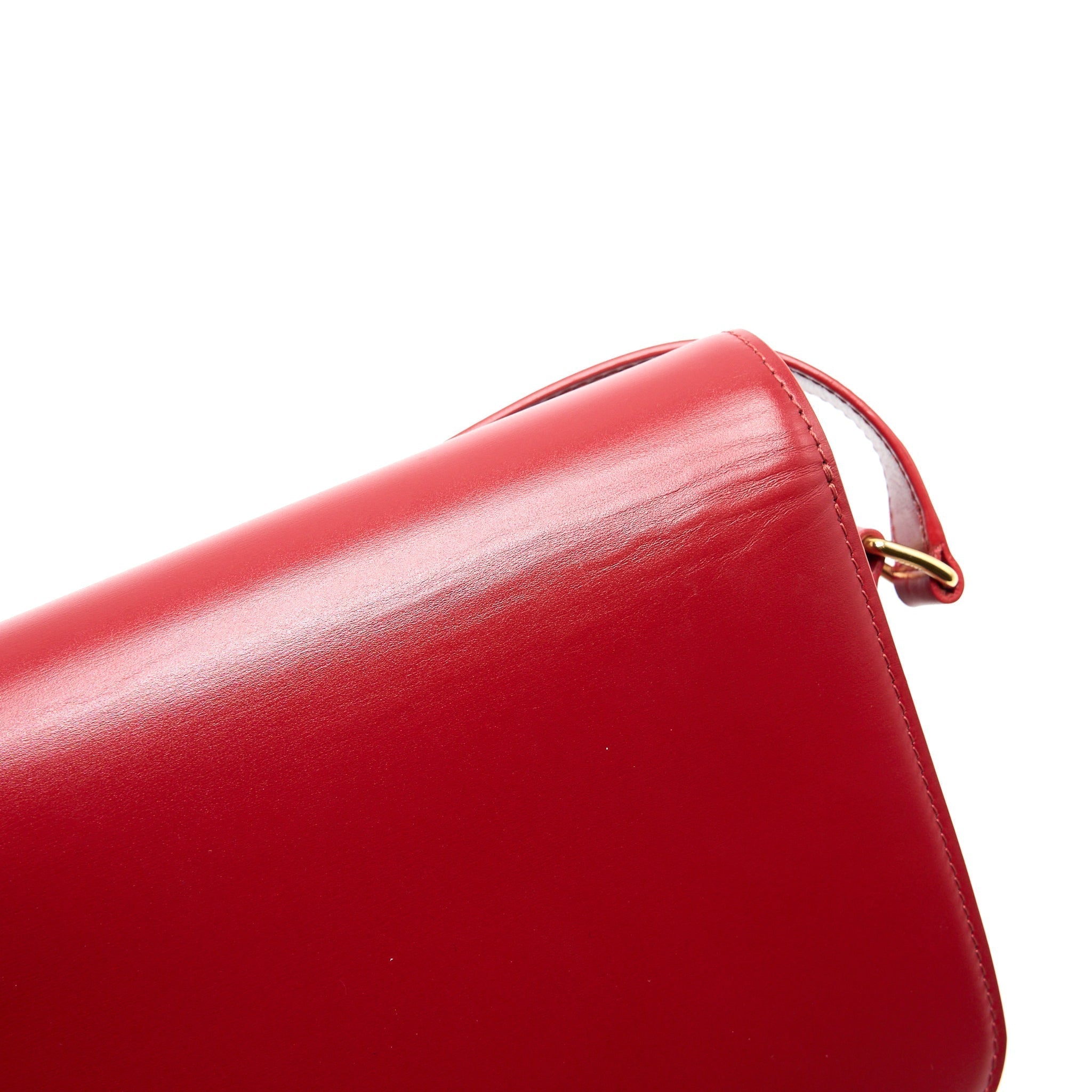 celine-medium-classique-triomphe-bag-shiny-calfskin-red-ghw