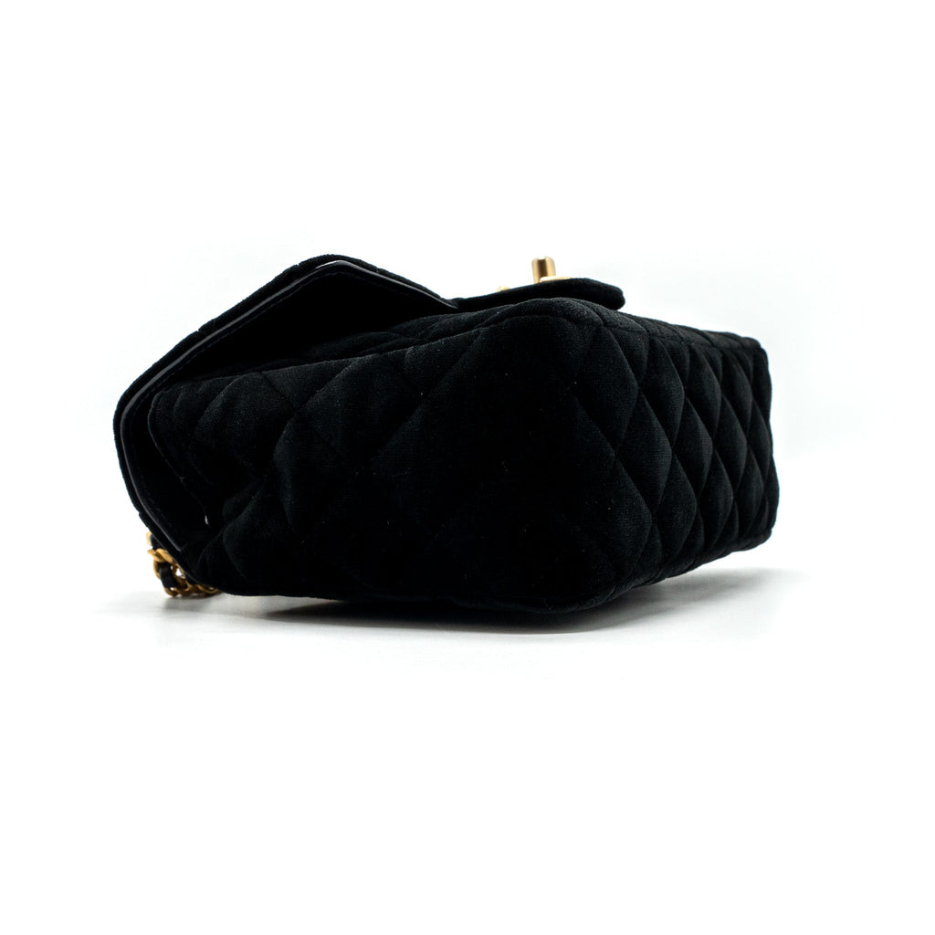 chanel-square-flap-bag-with-letter-chain-velvet-black-ghw-micrpchip