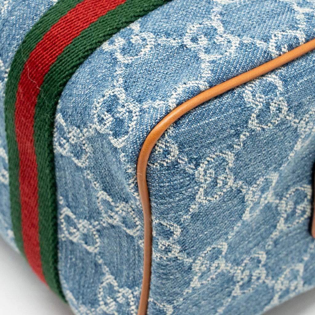 gucci-mini-gg-handbag-gg-denim-leather-light-blue-white-brown-ghw