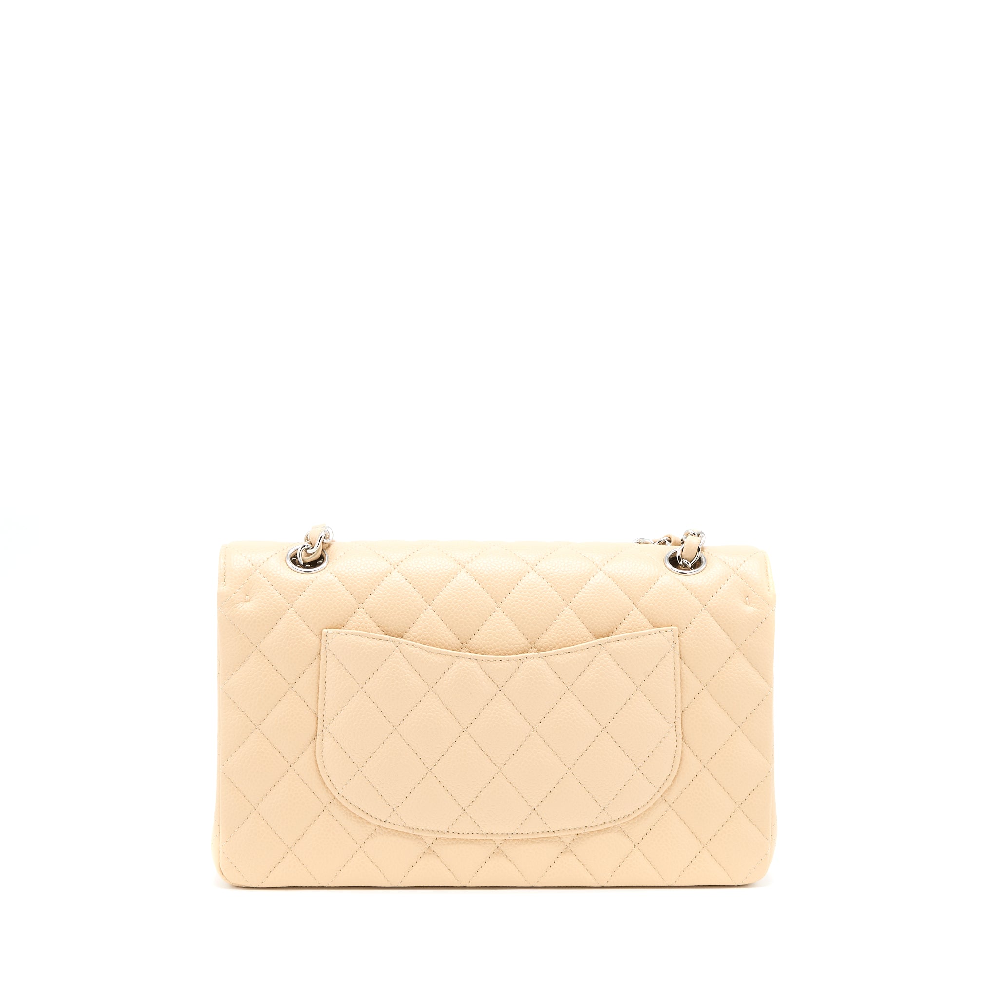 chanel-classic-double-flap-bag-caviar-light-beige-shw