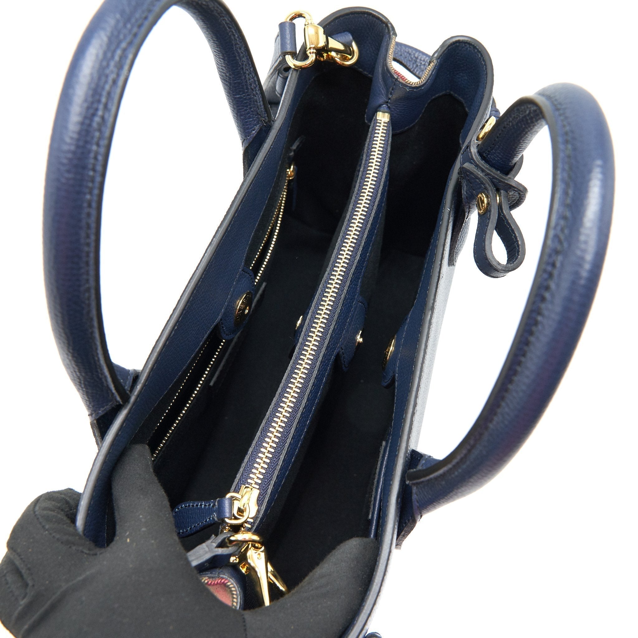 burberry-leather-canvas-tote-bag-navy-ghw