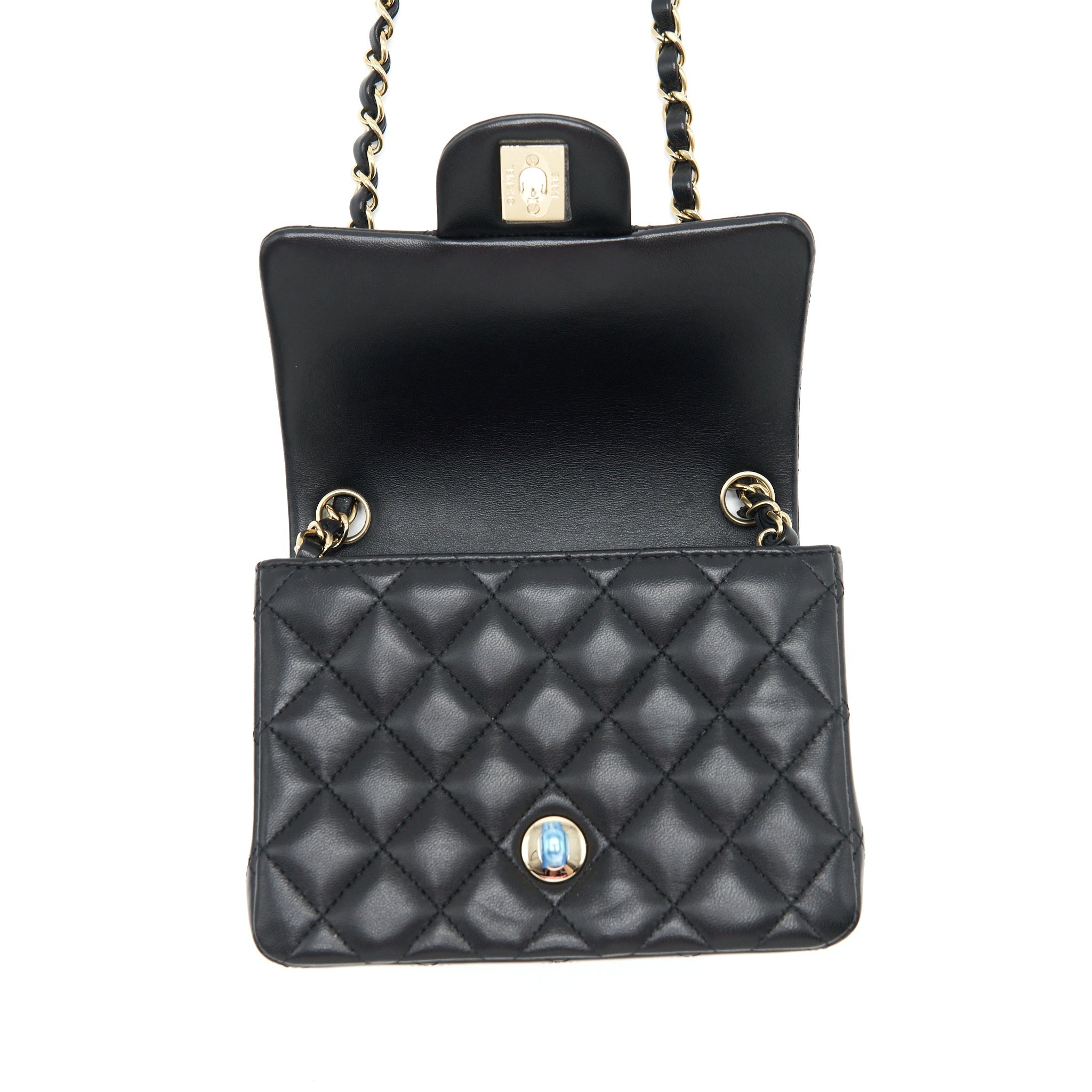 chanel-mini-square-flap-bag-lambskin-black-lghw-microchip-3