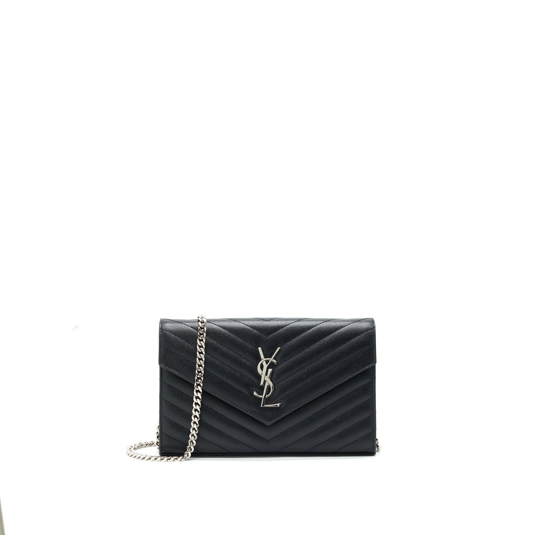 saint-laurent-envelope-chain-wallet-black-with-shw