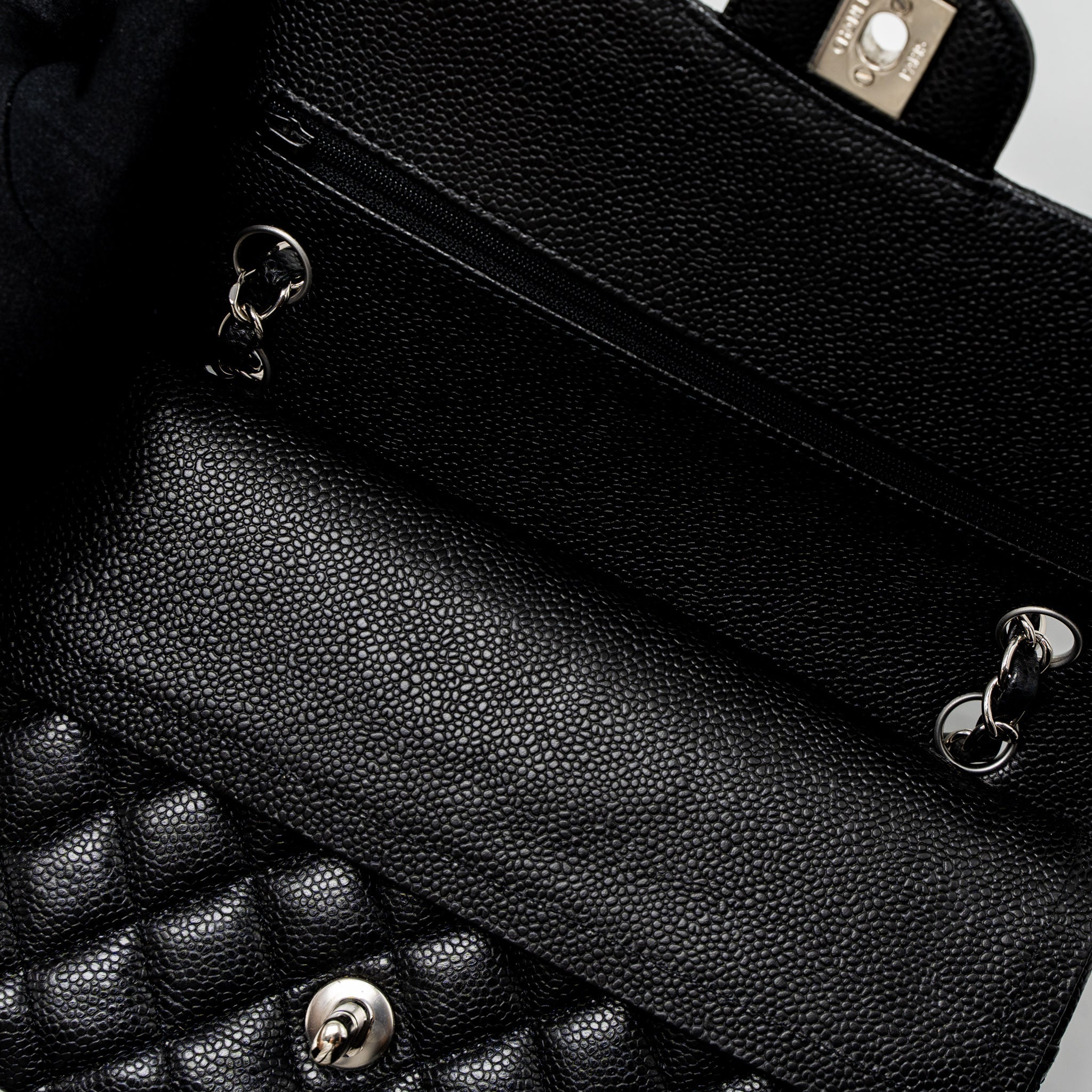 chanel-medium-classic-double-flap-bag-caviar-black-shw-2