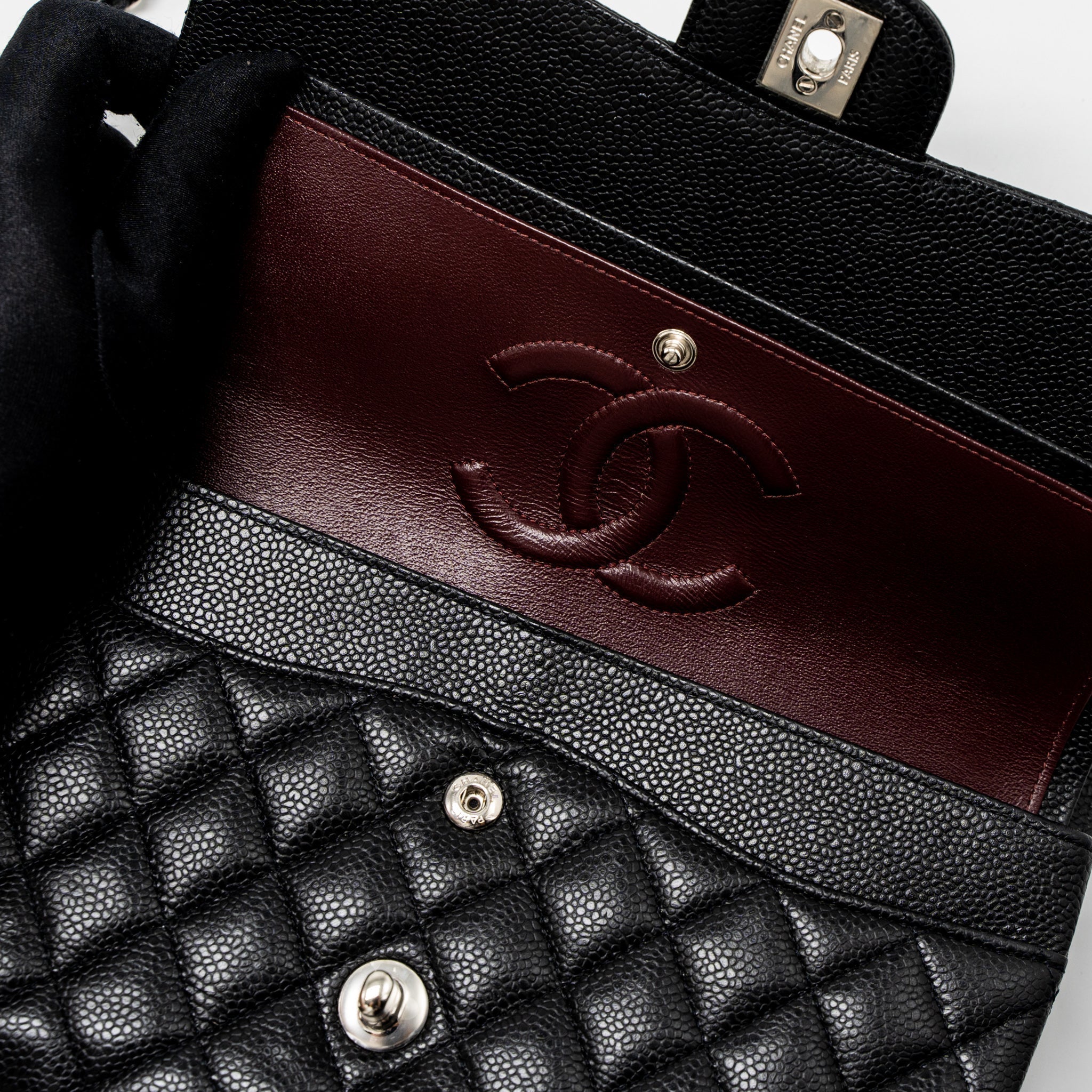 chanel-medium-classic-double-flap-bag-caviar-black-shw-2