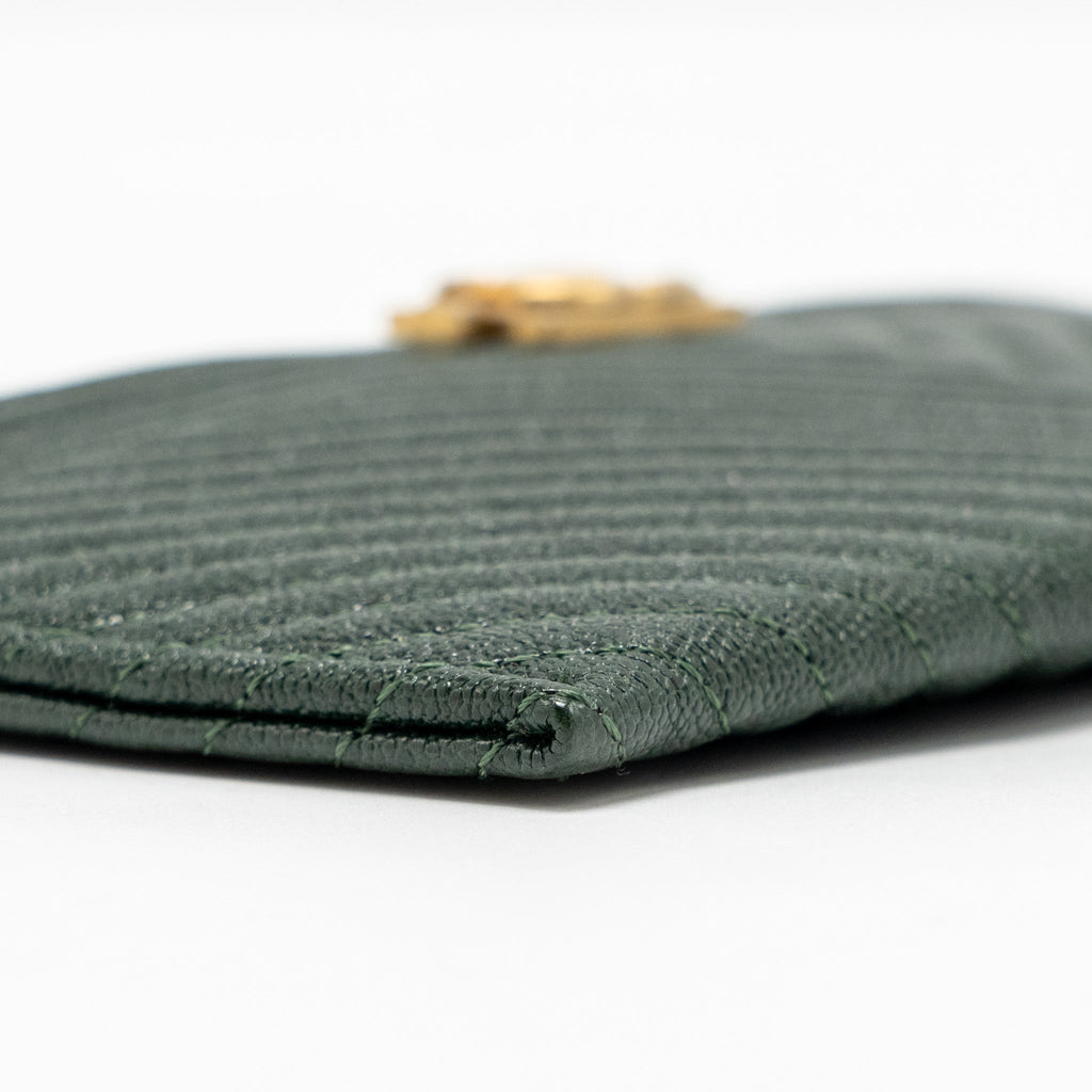 chanel-chevron-boy-zip-pouch-caviar-dark-green-ghw
