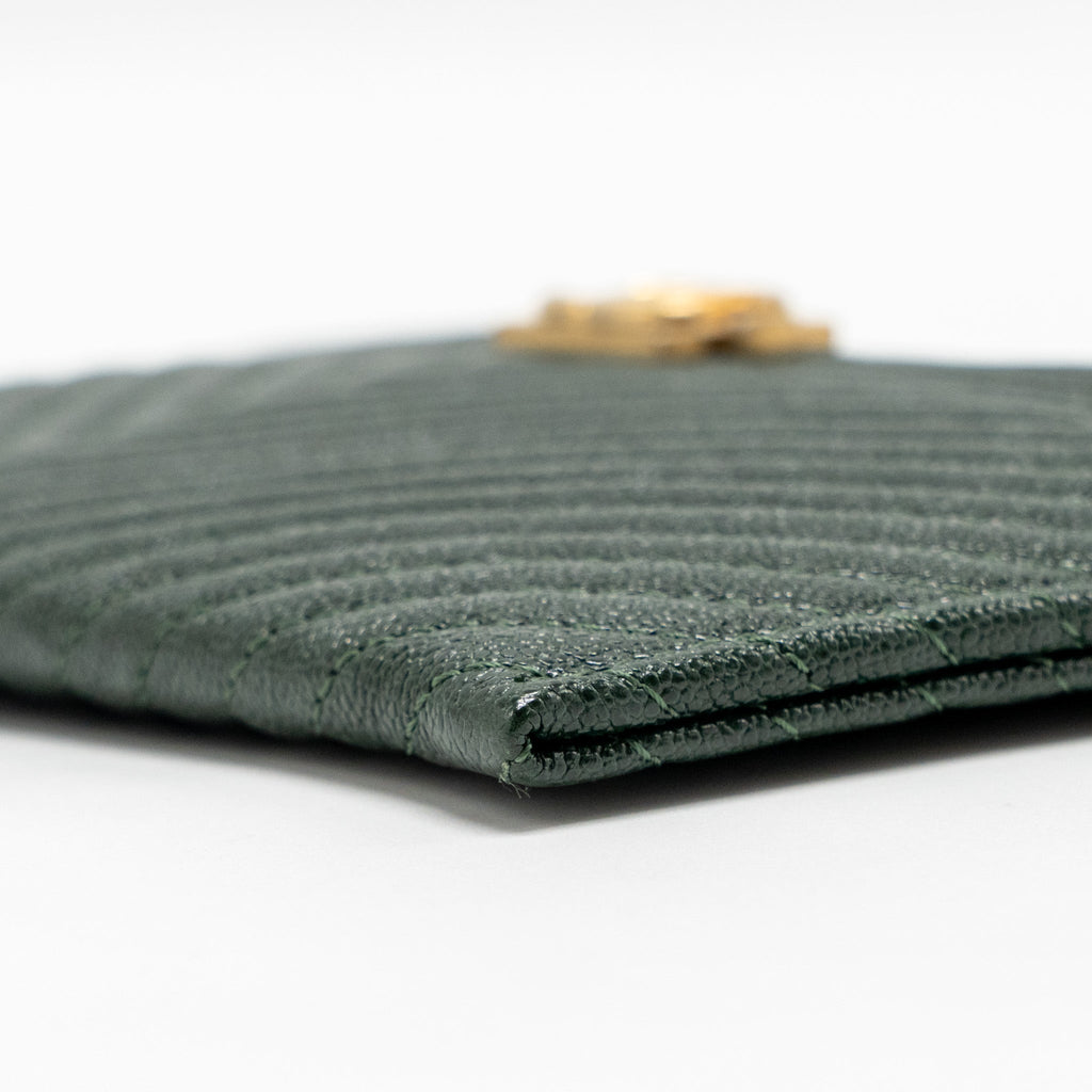 chanel-chevron-boy-zip-pouch-caviar-dark-green-ghw