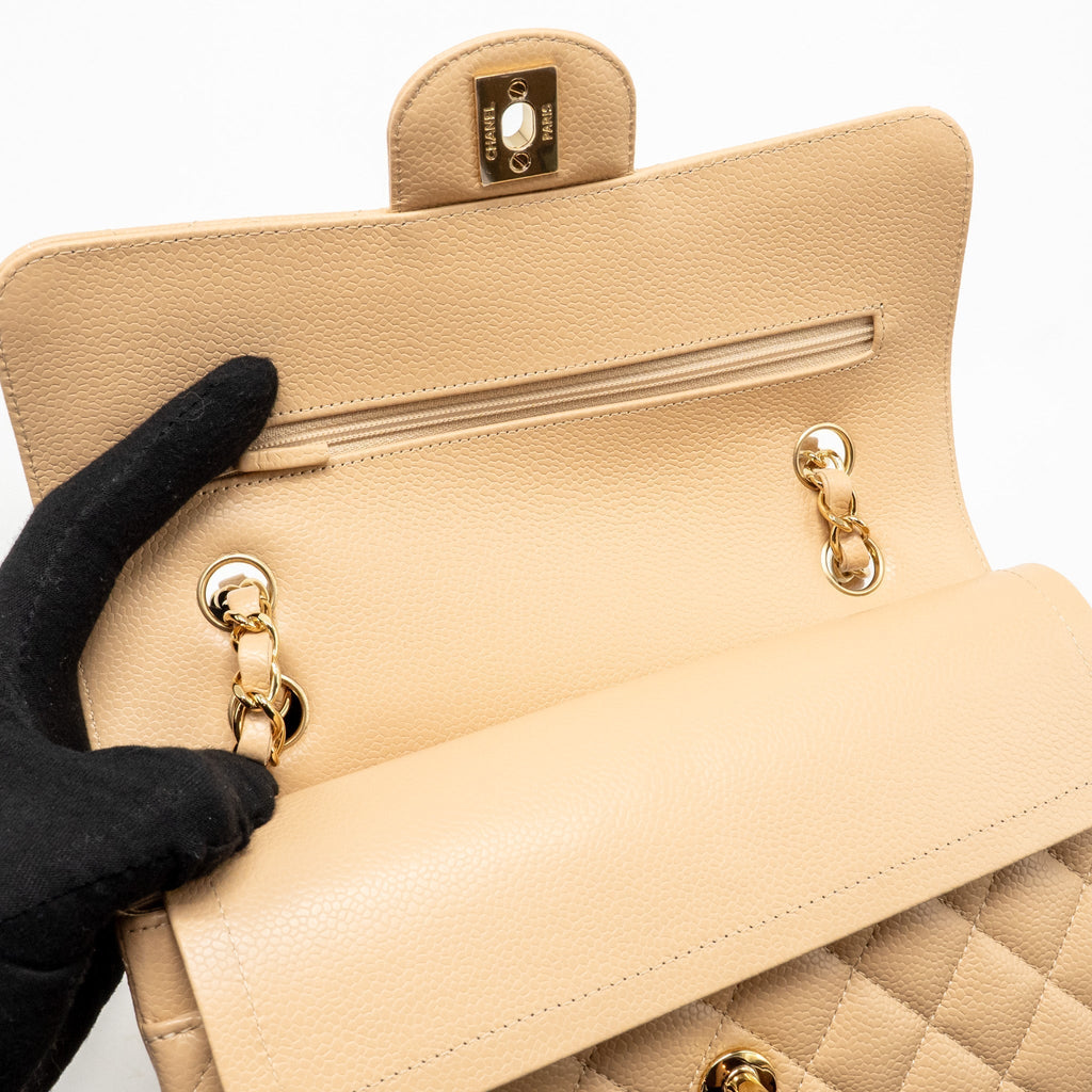 chanel-small-classic-double-flap-bag-caviar-beige-ghw-microchip-copy