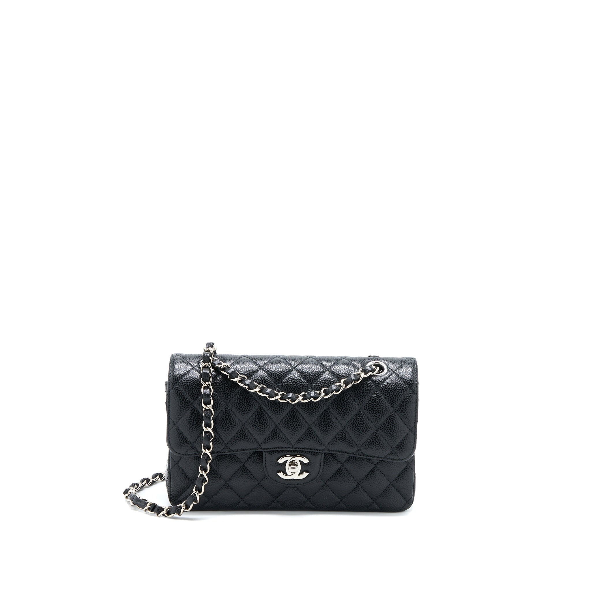 chanel-small-classic-flap-bag-caviar-black-shw