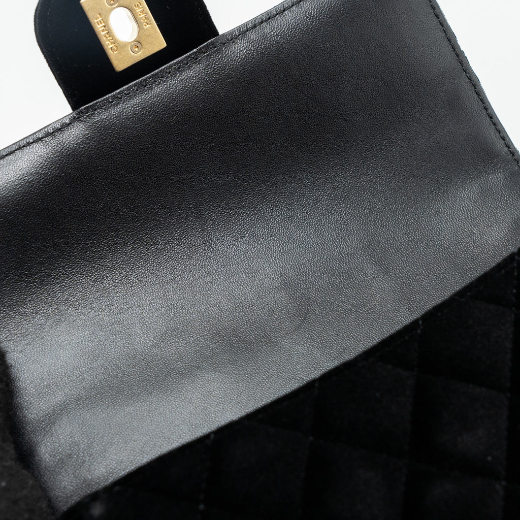 chanel-square-flap-bag-with-letter-chain-velvet-black-ghw-micrpchip