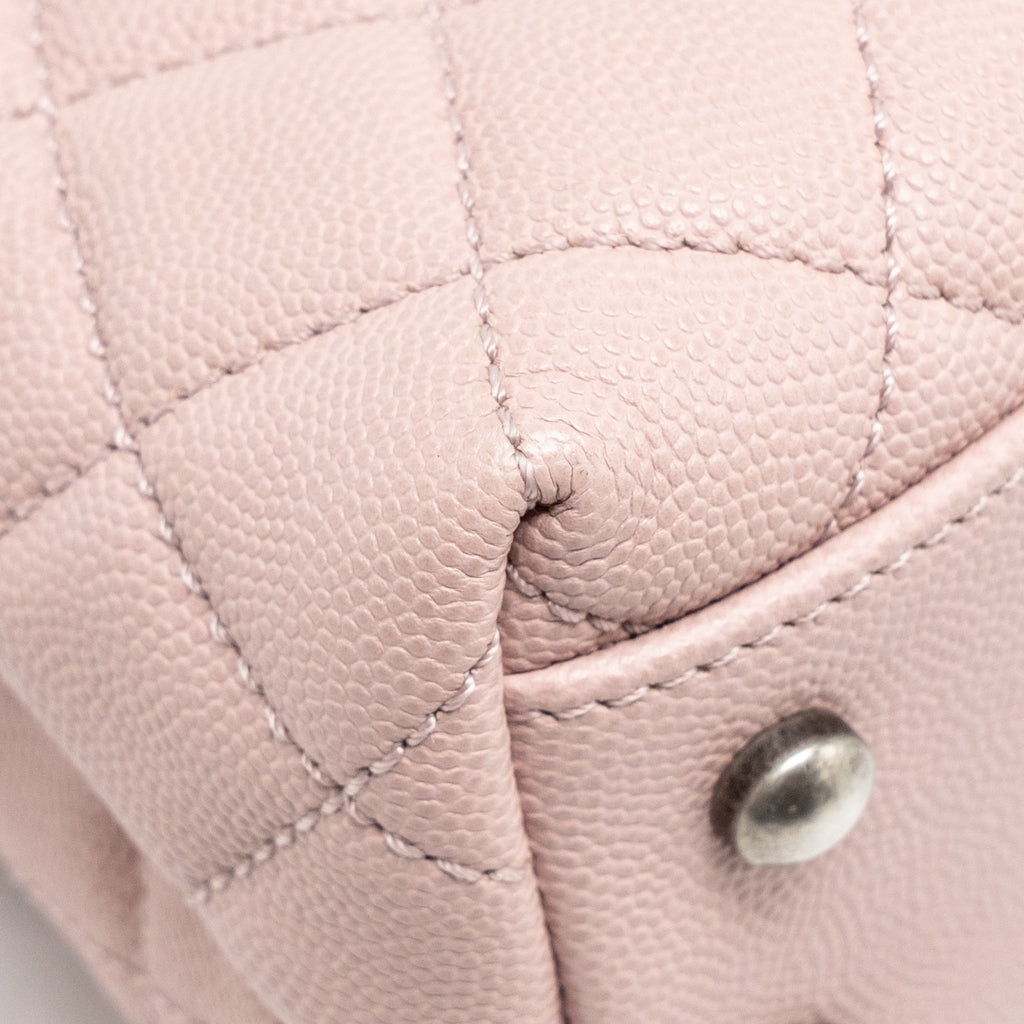 chanel-small-coco-handle-caviar-pink-ruthenium-shw
