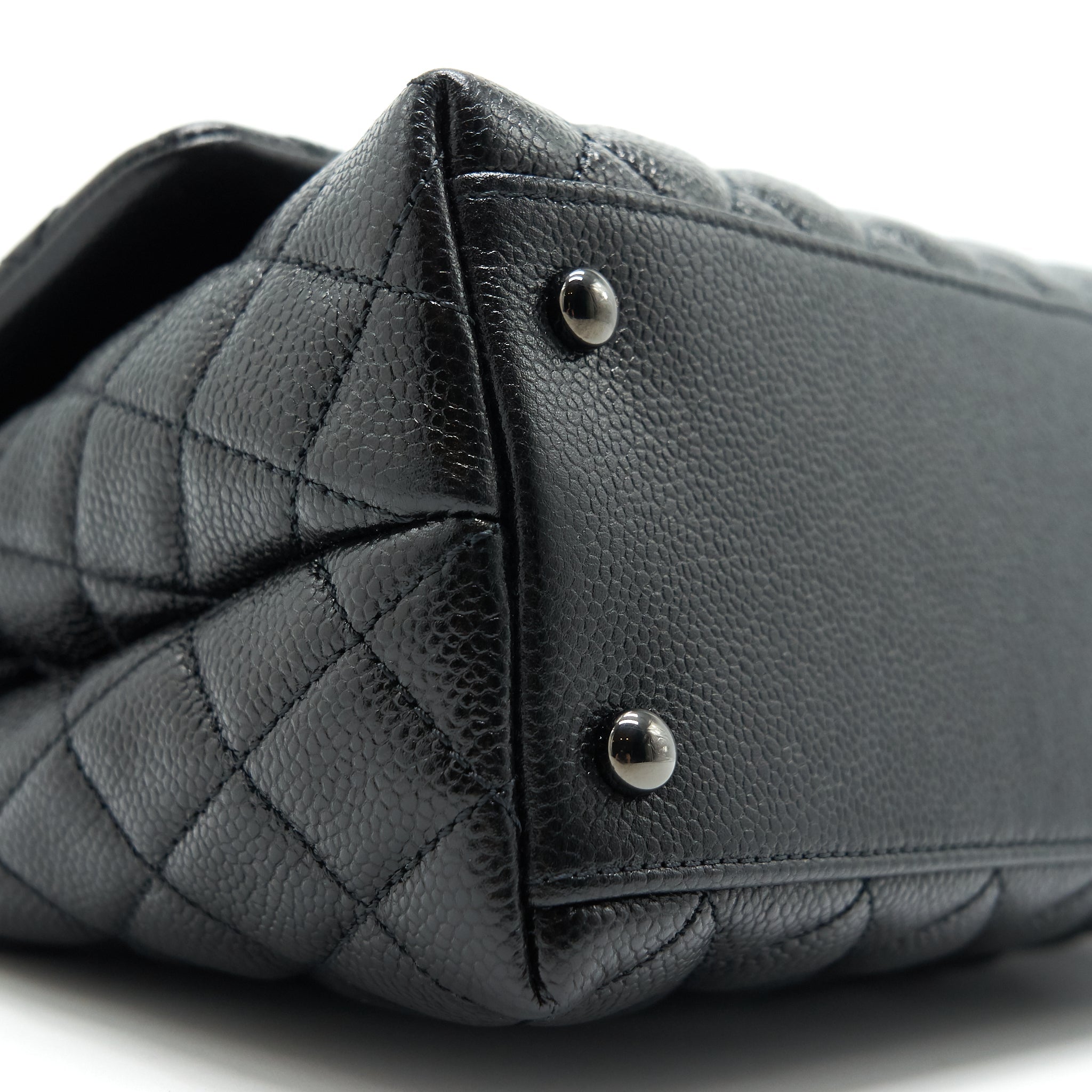 chanel-coco-handle-small-flap-bag-grained-calfskin-black-metal