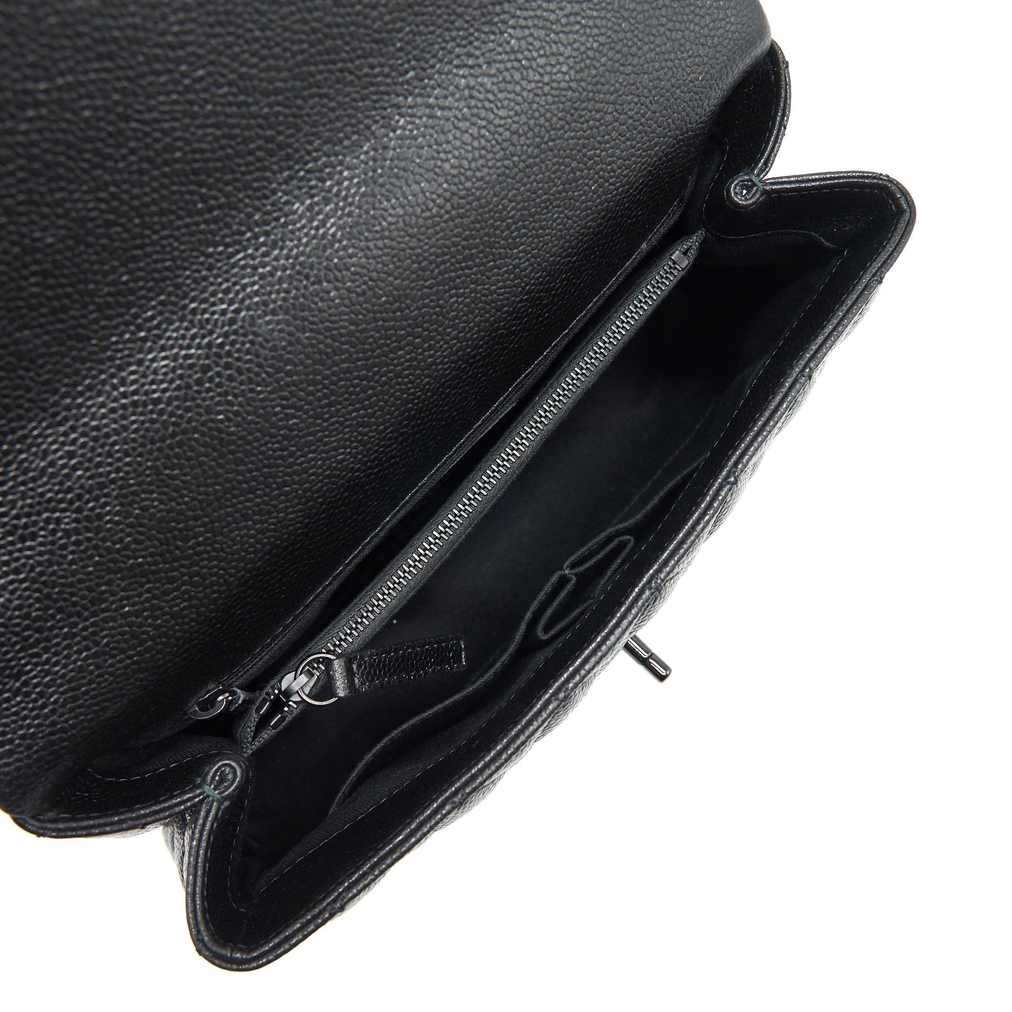 chanel-coco-handle-small-flap-bag-grained-calfskin-black-metal
