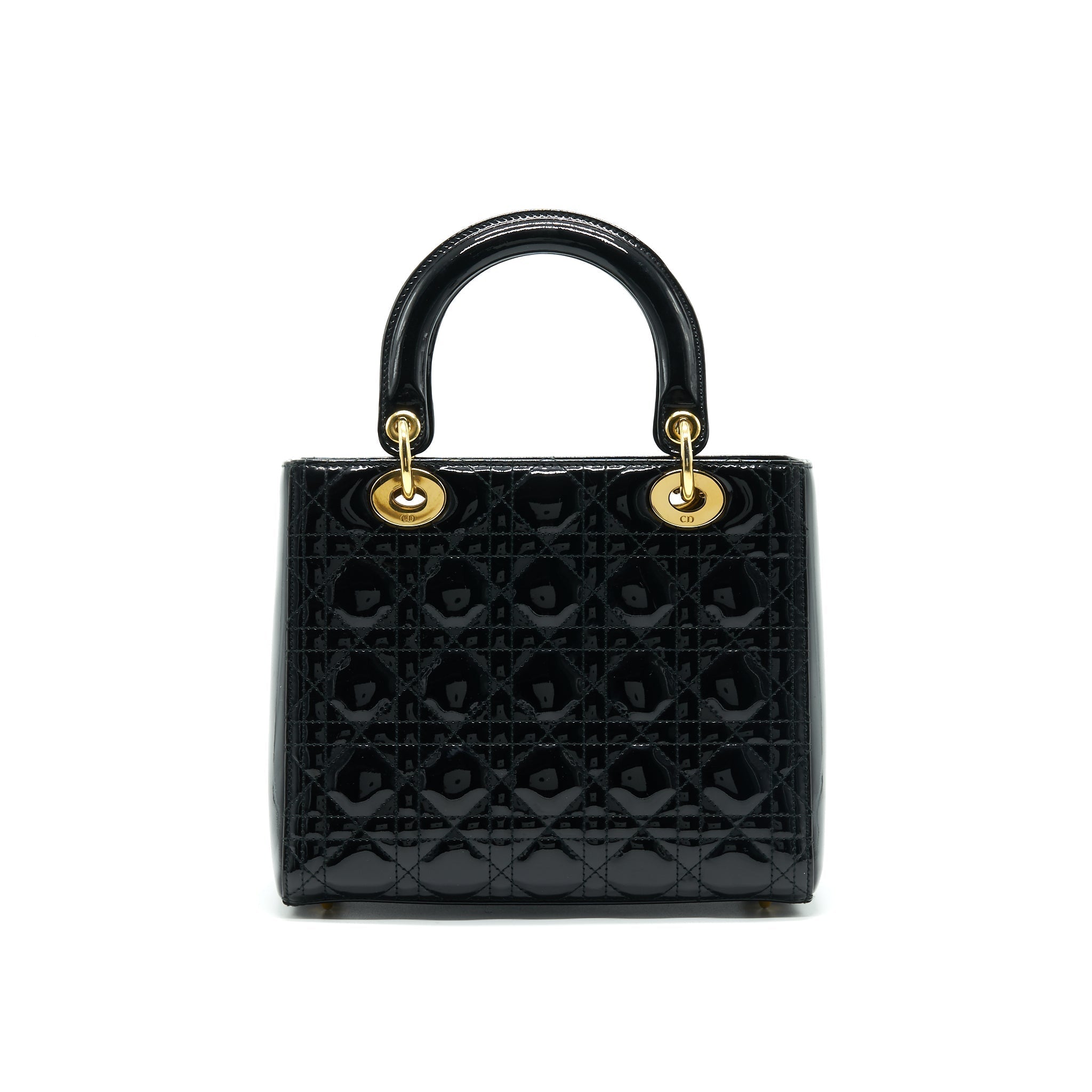 christian-dior-black-patent-leather-medium-lady-dior