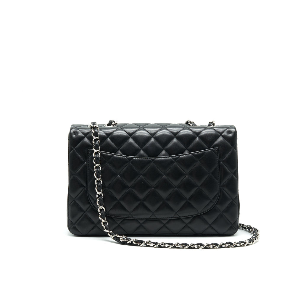 chanel-single-flap-jumbo-bag-lambskin-black-shw