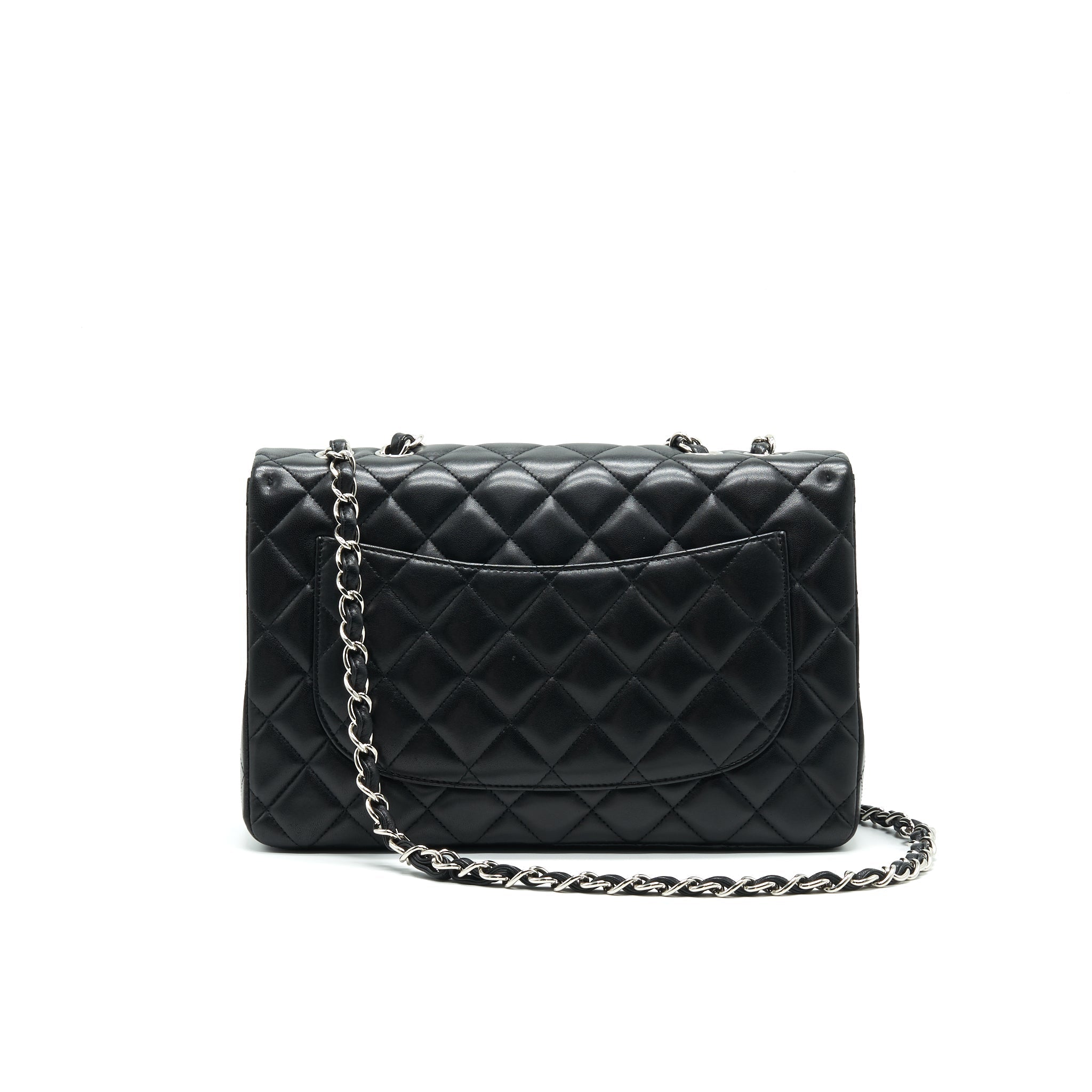 chanel-single-flap-jumbo-bag-lambskin-black-shw