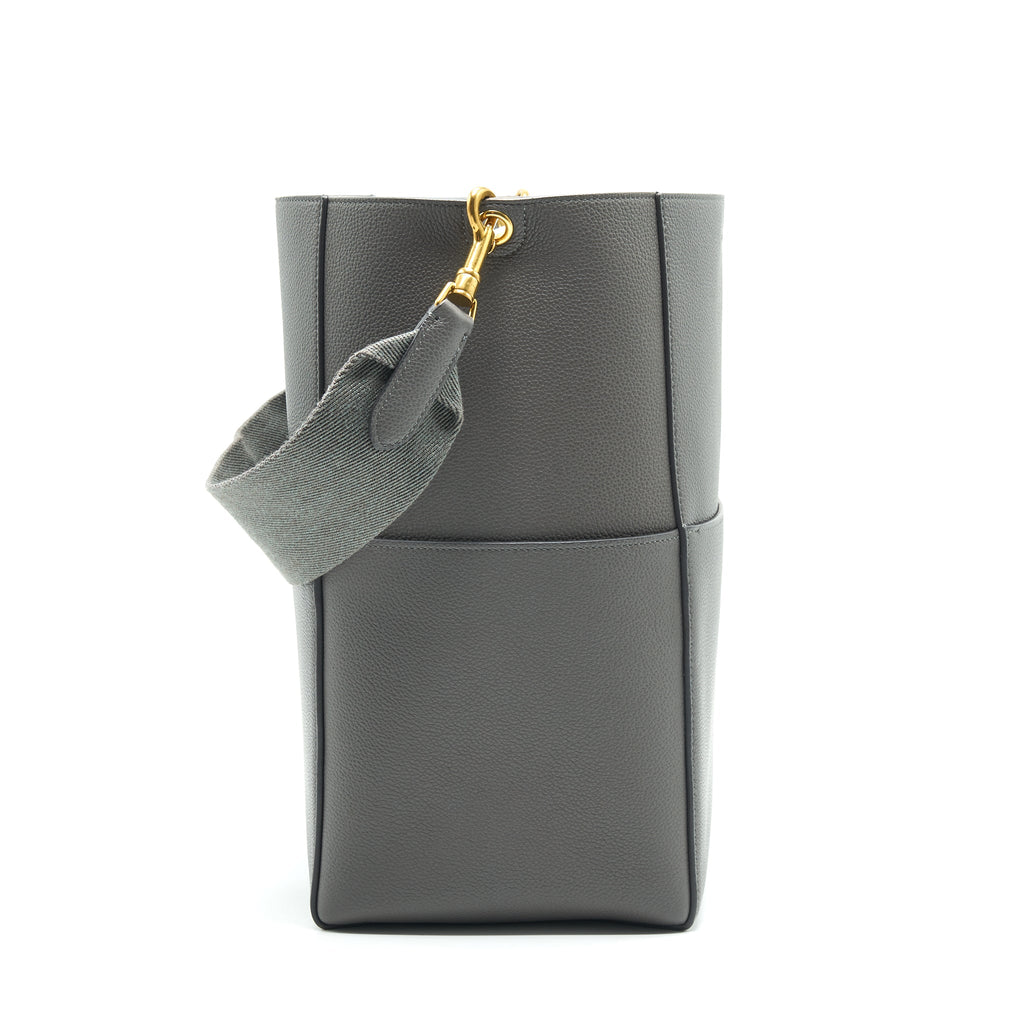 celine-sangle-bucket-bag-dark-grey-with-black-stitching