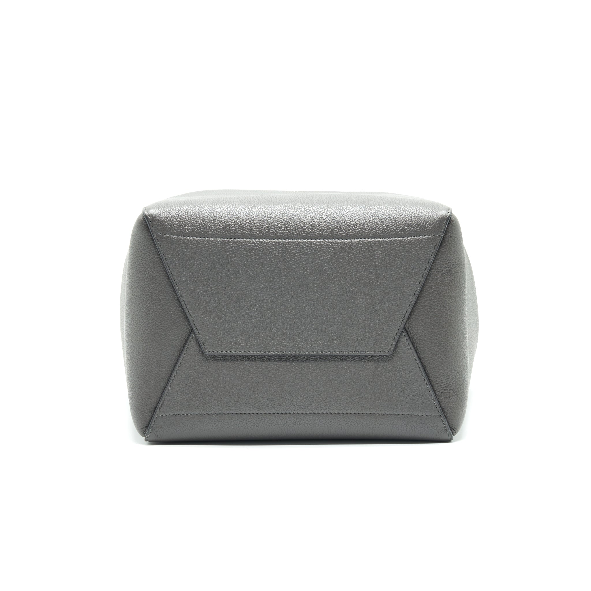 celine-sangle-bucket-bag-dark-grey-with-black-stitching