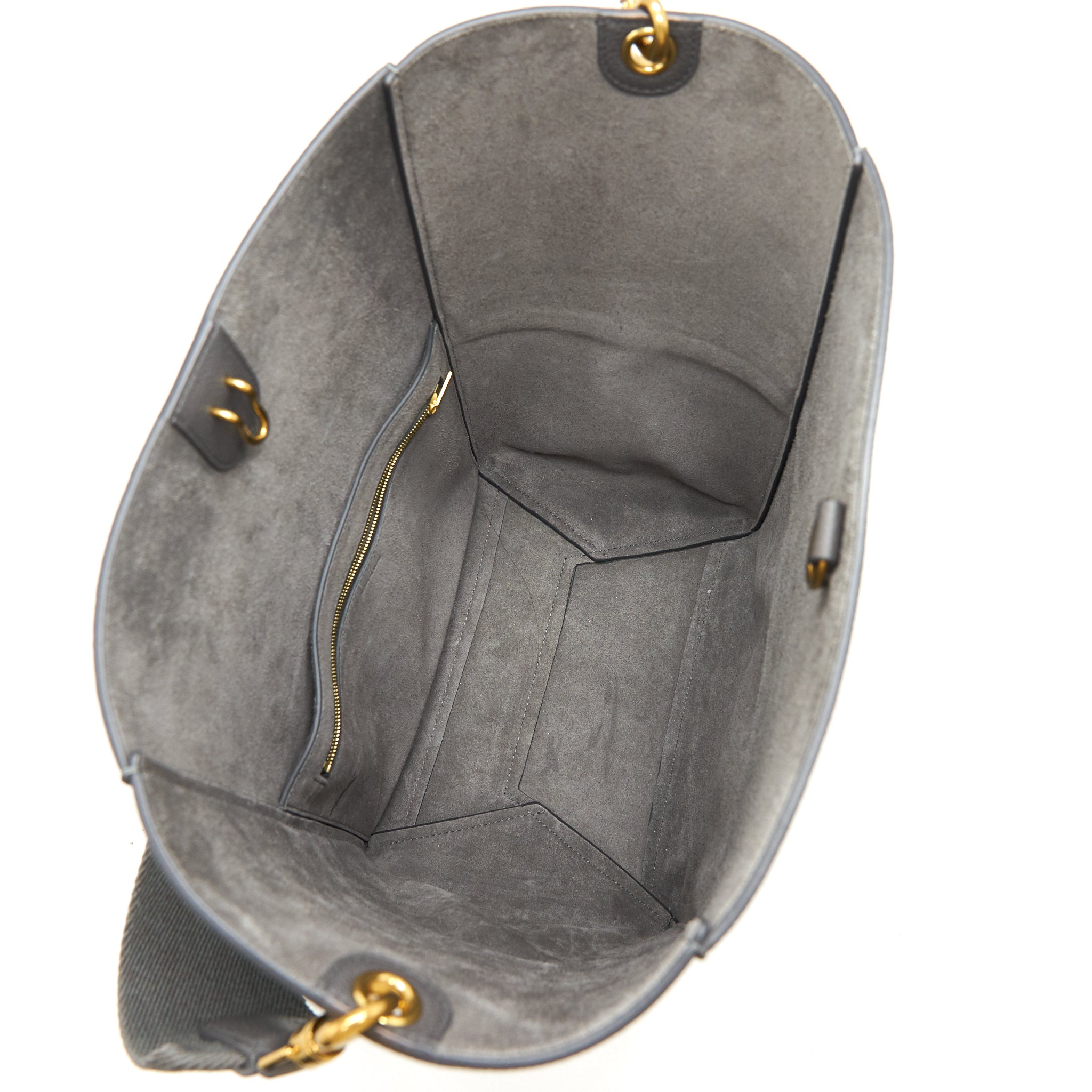 celine-sangle-bucket-bag-dark-grey-with-black-stitching