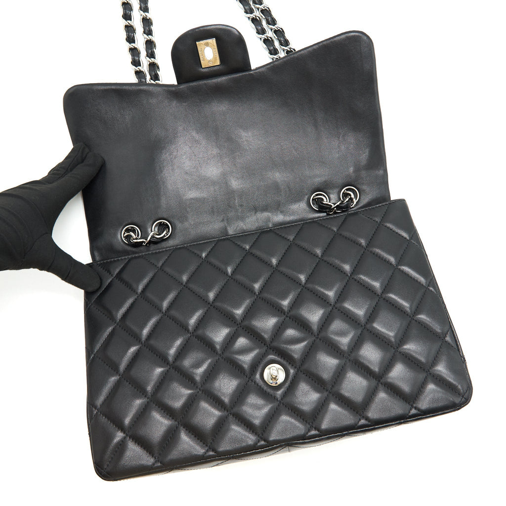 chanel-single-flap-jumbo-bag-lambskin-black-shw
