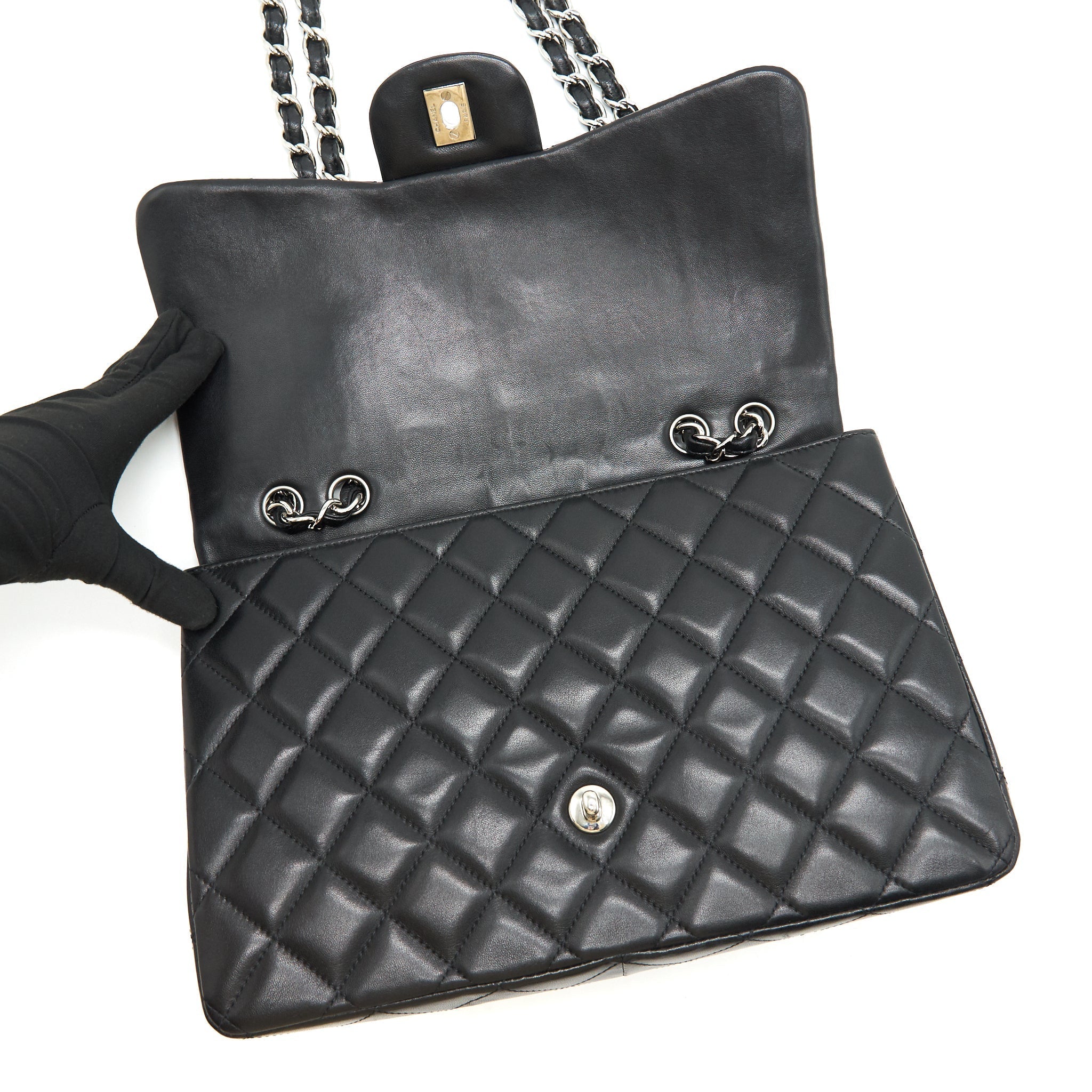 chanel-single-flap-jumbo-bag-lambskin-black-shw