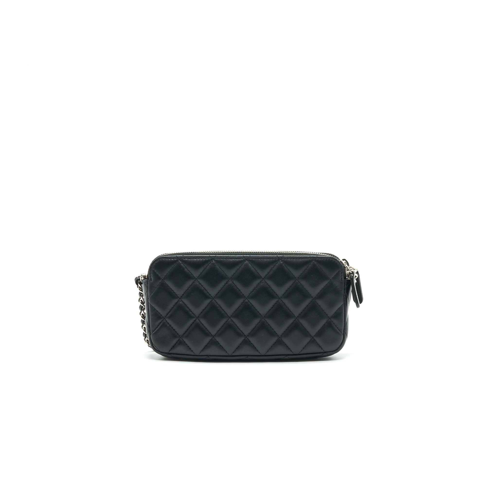 chanel-double-zip-clutch-with-chain-lambskin-black-shw