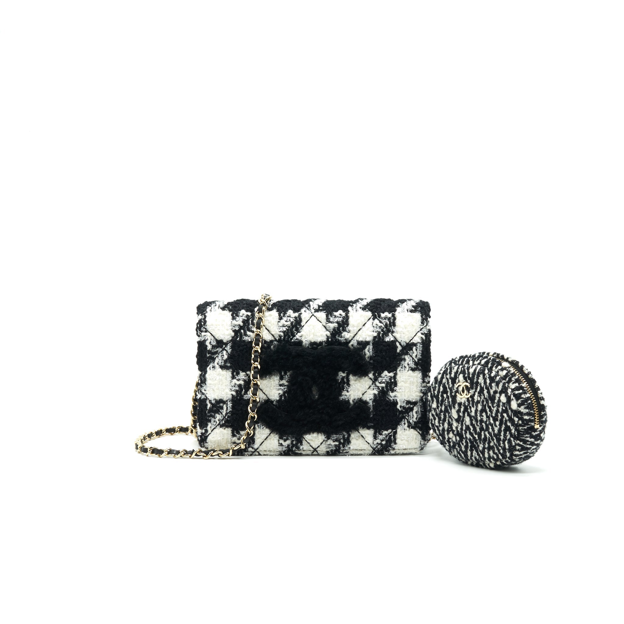 chanel-houndstooth-tweed-wallet-on-chain-black-white