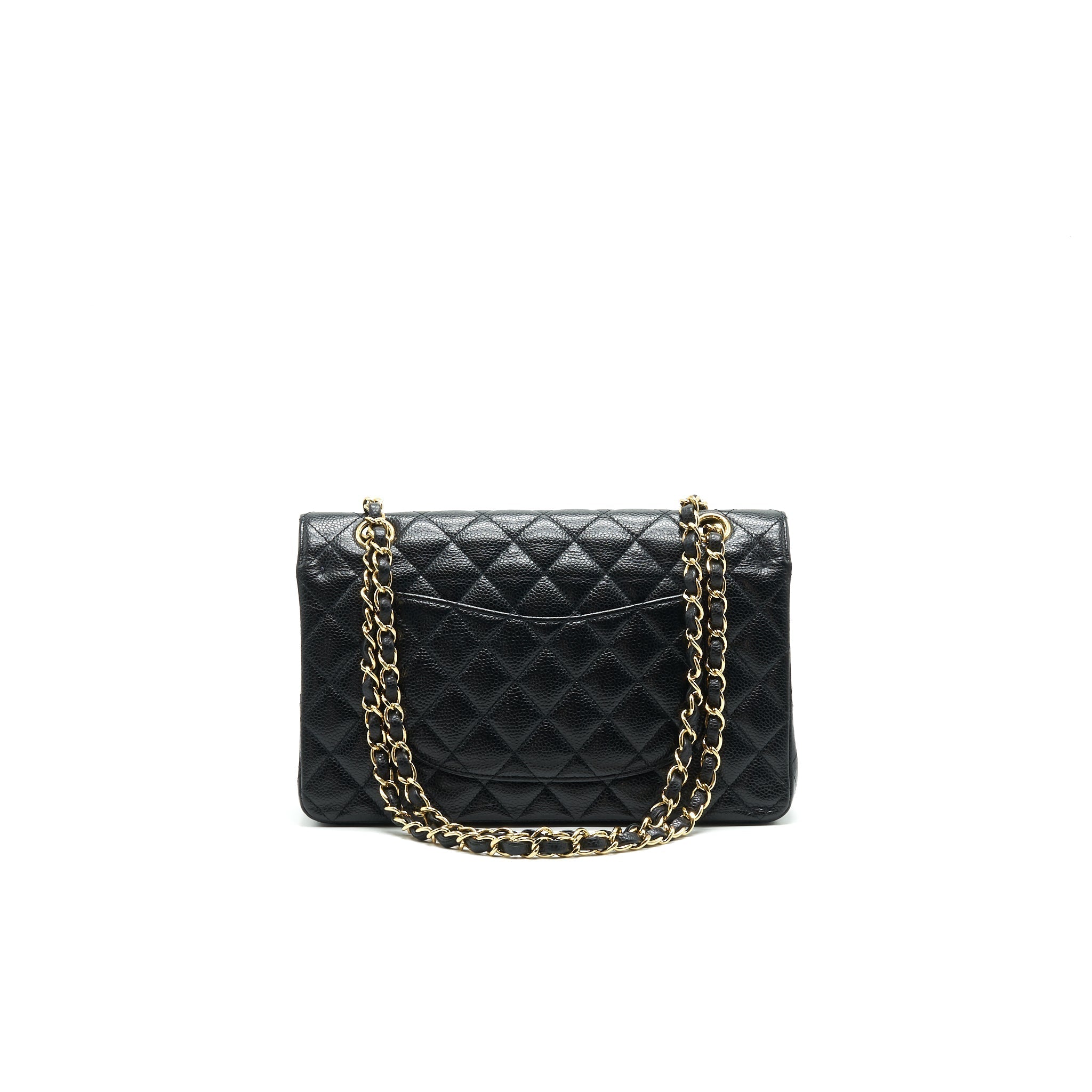 chanel-medium-classic-double-flap-bag-caviar-black-ghw-serial16